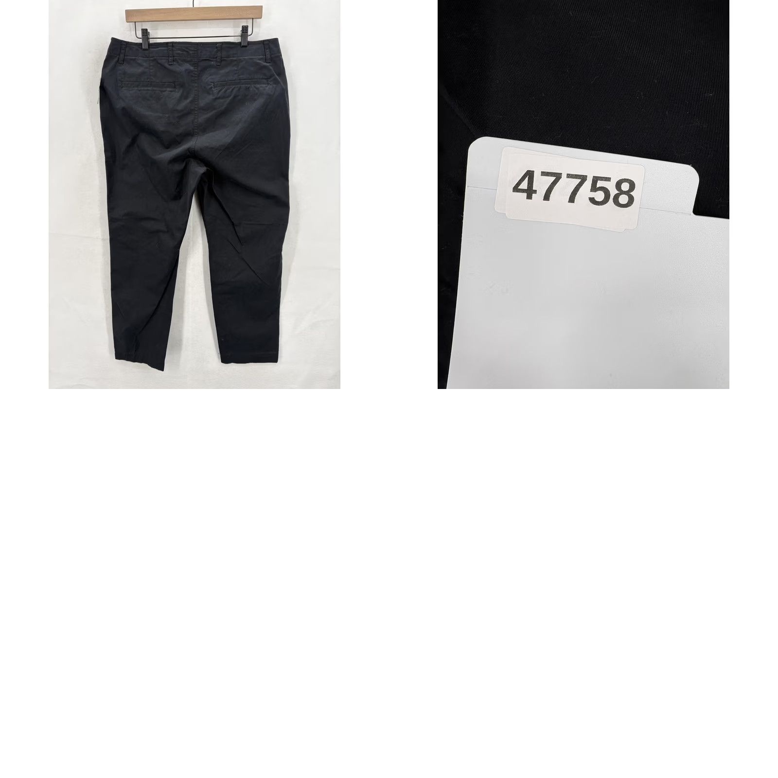 Gap Gap Pants Womens 16 Black Downtown Khaki Stretch Twill Straight Leg Chino Casual Size 38" / US 16 / IT 52 - 10 Thumbnail