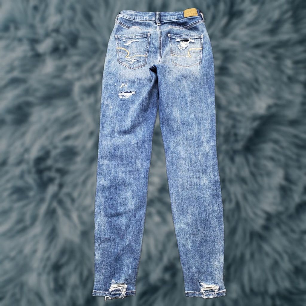 American Eagle Outfitters American Eagle Outfitters Curvy Jegging Jeans Womens 2 Blue High Rise Regular Fit Special: N/A Size 26" / US 2 / IT 38 - 1 Thumbnail