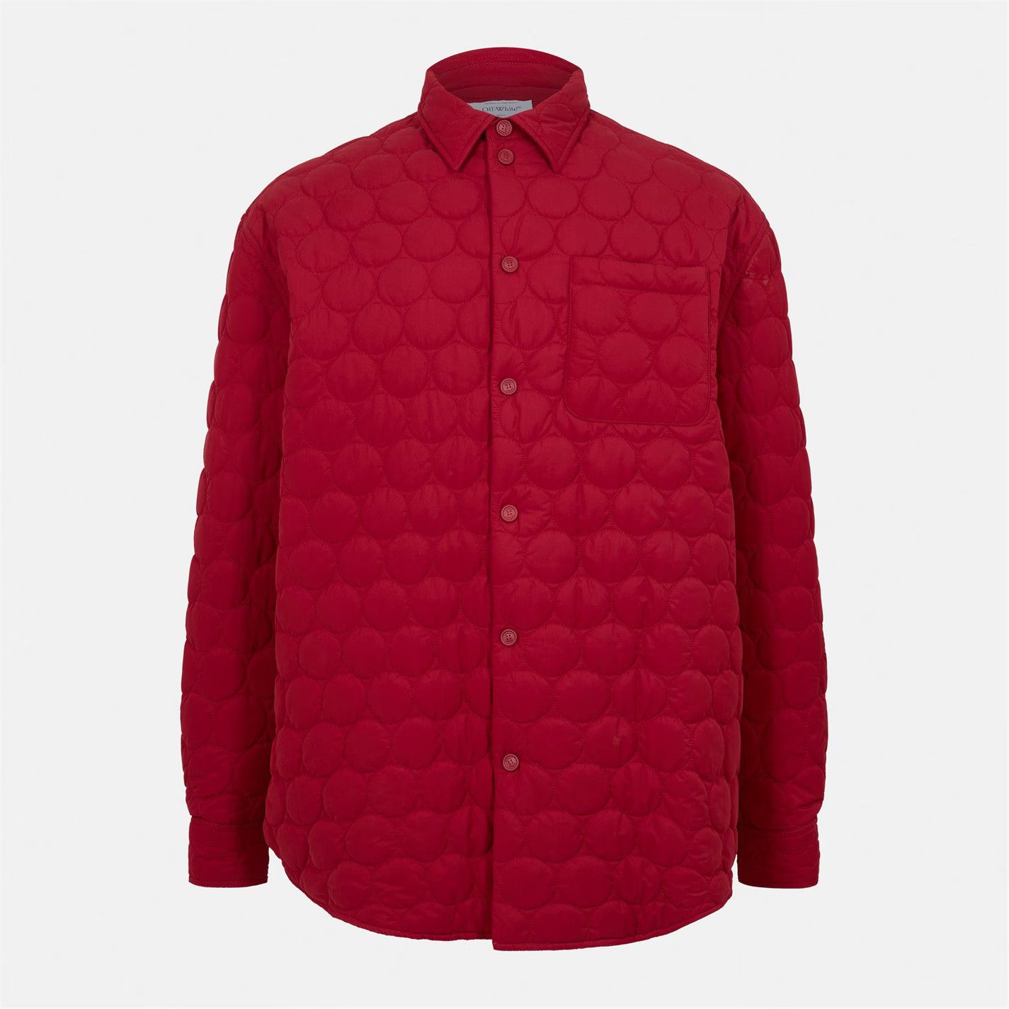 Off-White o1g2r1mq0326 Overshirt in Red Size US XS / EU 42 / 0 - 1 Thumbnail