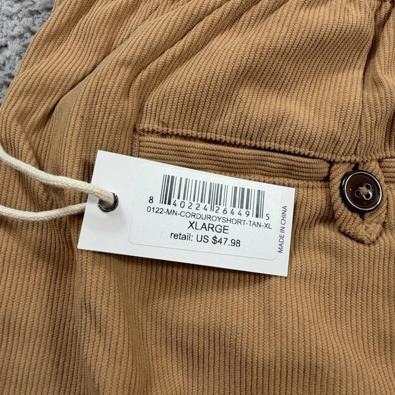 Other Simply Southern Mens Corduroy Shorts Tan XL NWT Size US 36 / EU 52 - 5 Thumbnail