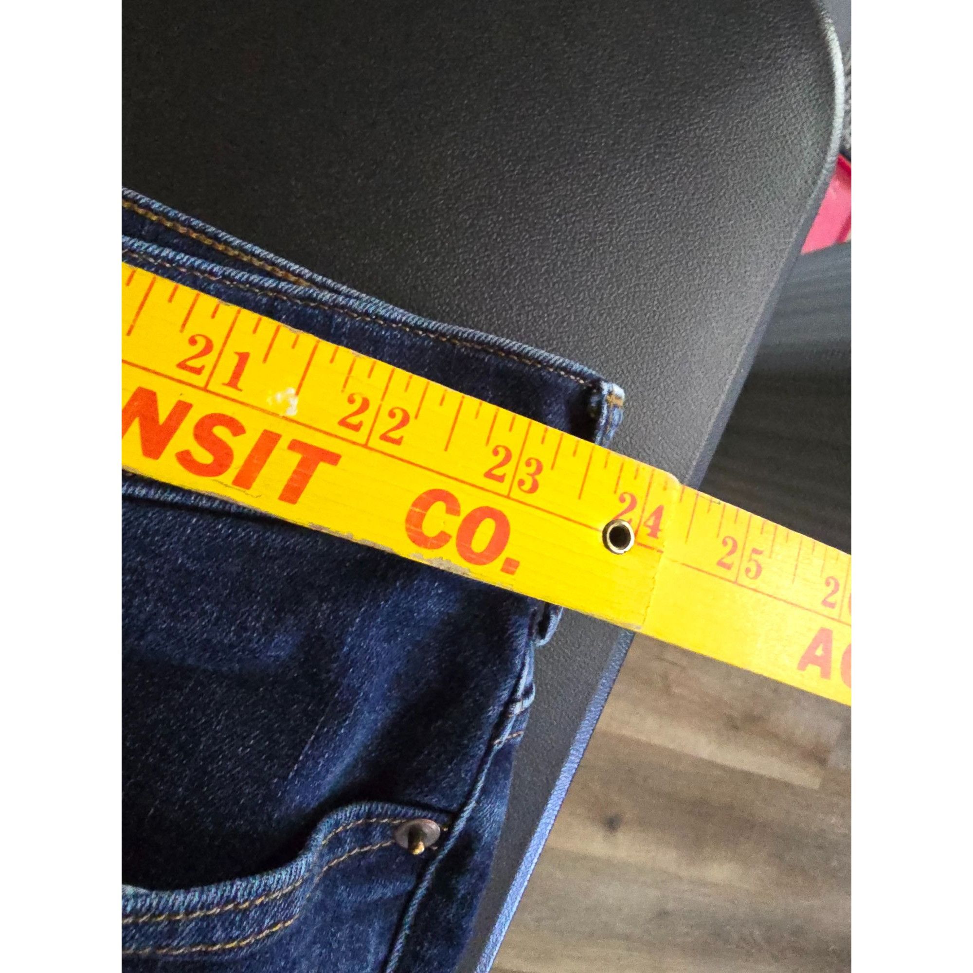Other Duluth Trading Women's Plus Size Dark Wash Stretch Jeans 26W Size 29" - 7 Thumbnail