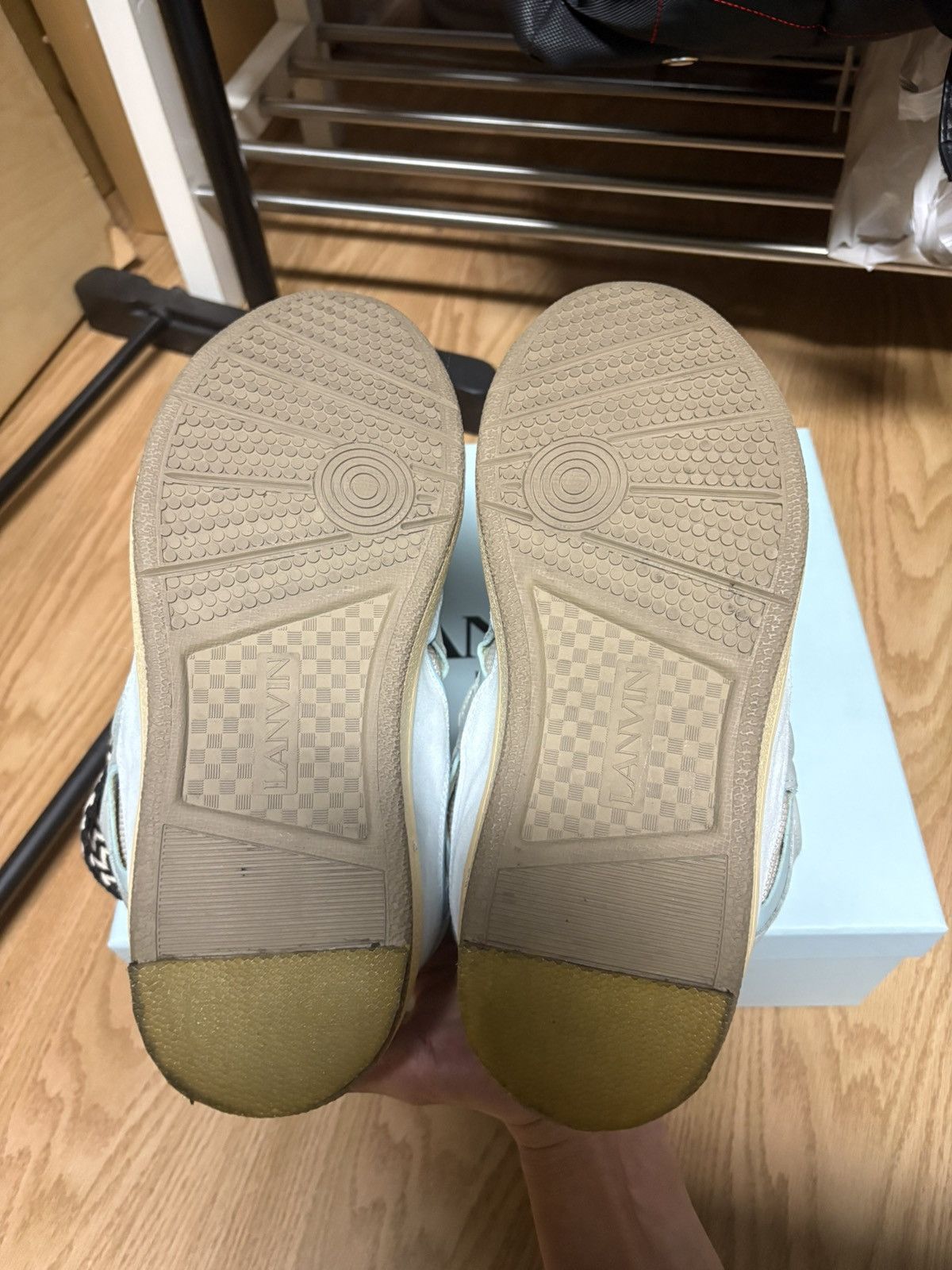 Lanvin Lanvin Leather Curb Sneaker Size US 9.5 / EU 42-43 - 5 Thumbnail