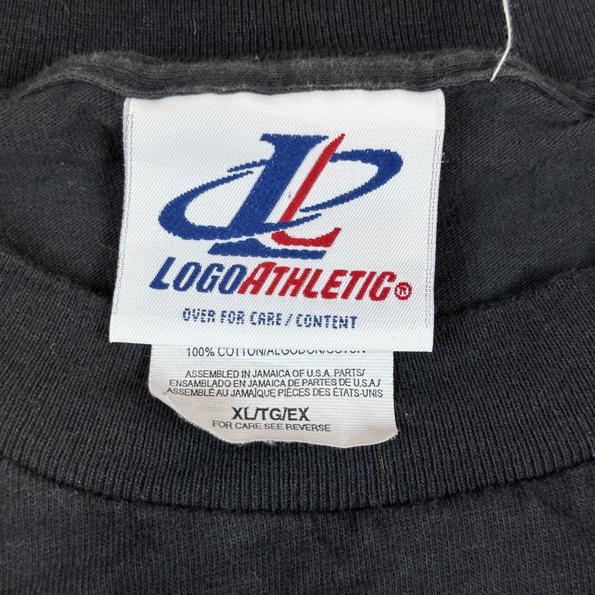 Logo Athletic Logo Athletic Black T-Shirt With Embroidered Baseball Graphi Size US XL / EU 56 / 4 - 3 Thumbnail