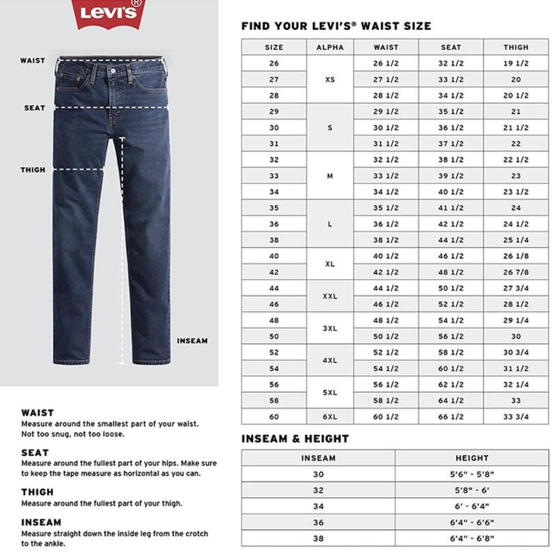 Levi's LEVI’S® 502™ REGULAR TAPER FIT STRETCH JEANS BLACK 36 x 30 Size US 36 / EU 52 - 5 Thumbnail