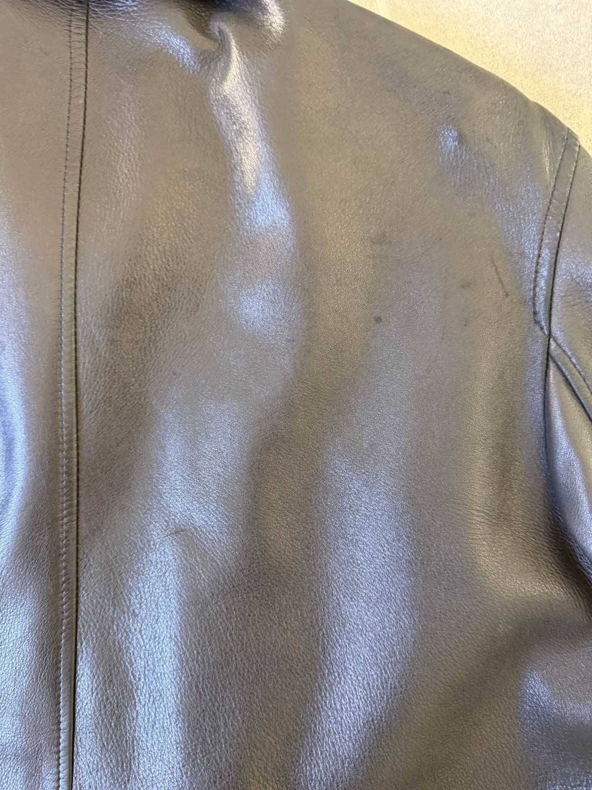 Prada Prada Leather Coat Size US M / EU 48-50 / 2 - 12 Thumbnail