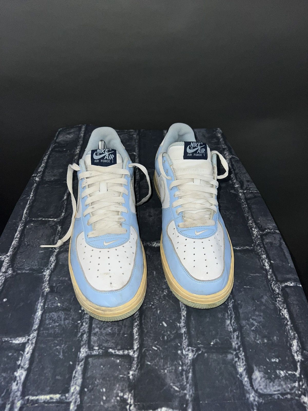Nike Y2K NIKE Air Force 1 Low Baby Sky Blue & White on Gum Size US 12 / EU 45 - 3 Thumbnail
