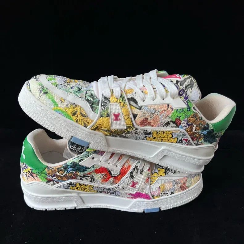 Louis Vuitton Louis Vuitton Trainer Doodle Board Shoes Size US 8.5 / EU 41-42 - 4 Thumbnail