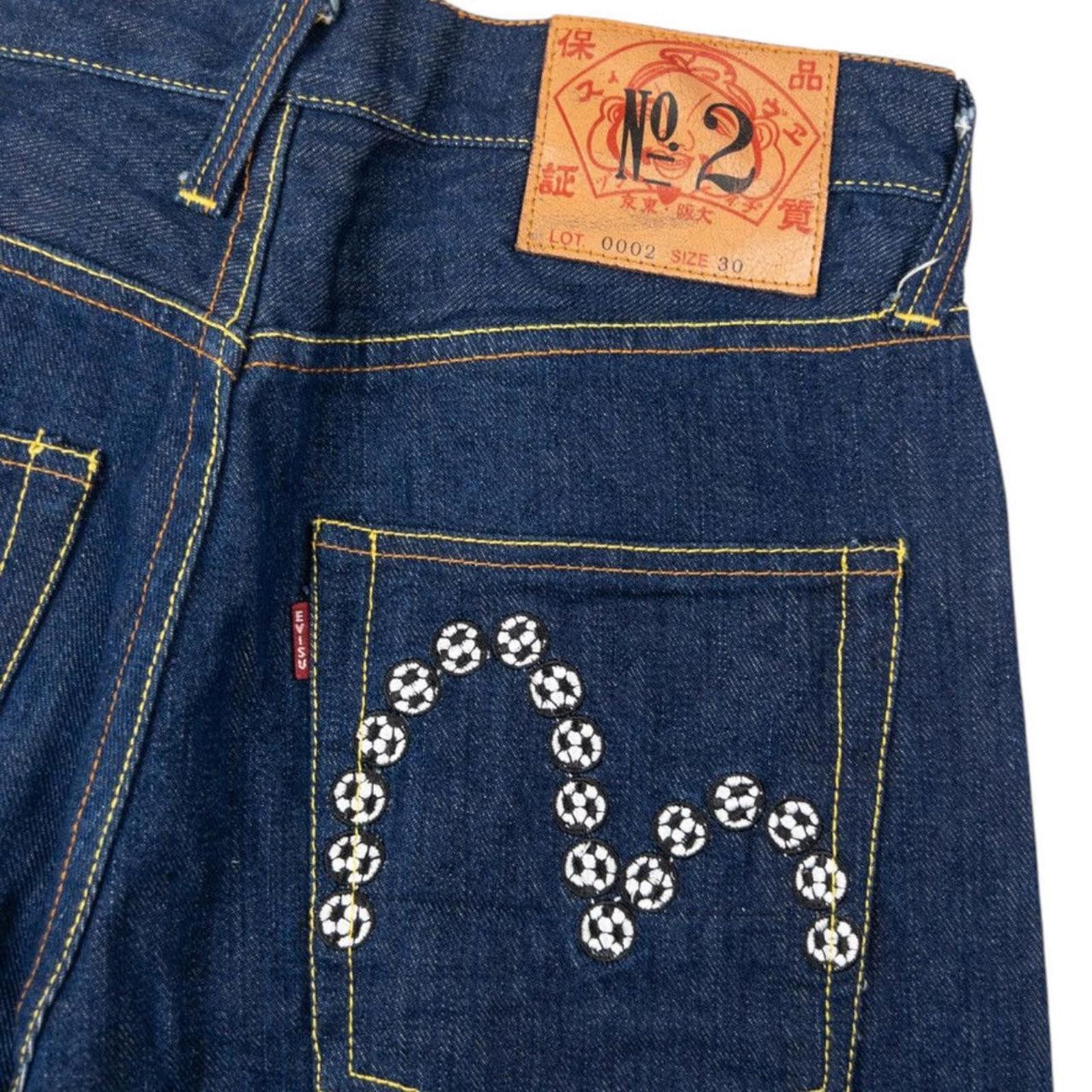 Evisu Vintage Evisu Double Football Gull Denim Jeans Size W28 Size US 30 / EU 46 - 6 Thumbnail