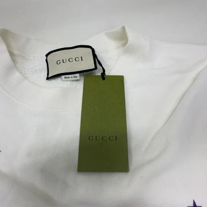 Gucci Gucci Star Print Pullover Sweatshirt for Women-2507 Size S / US 4 / IT 40 - 2 Thumbnail