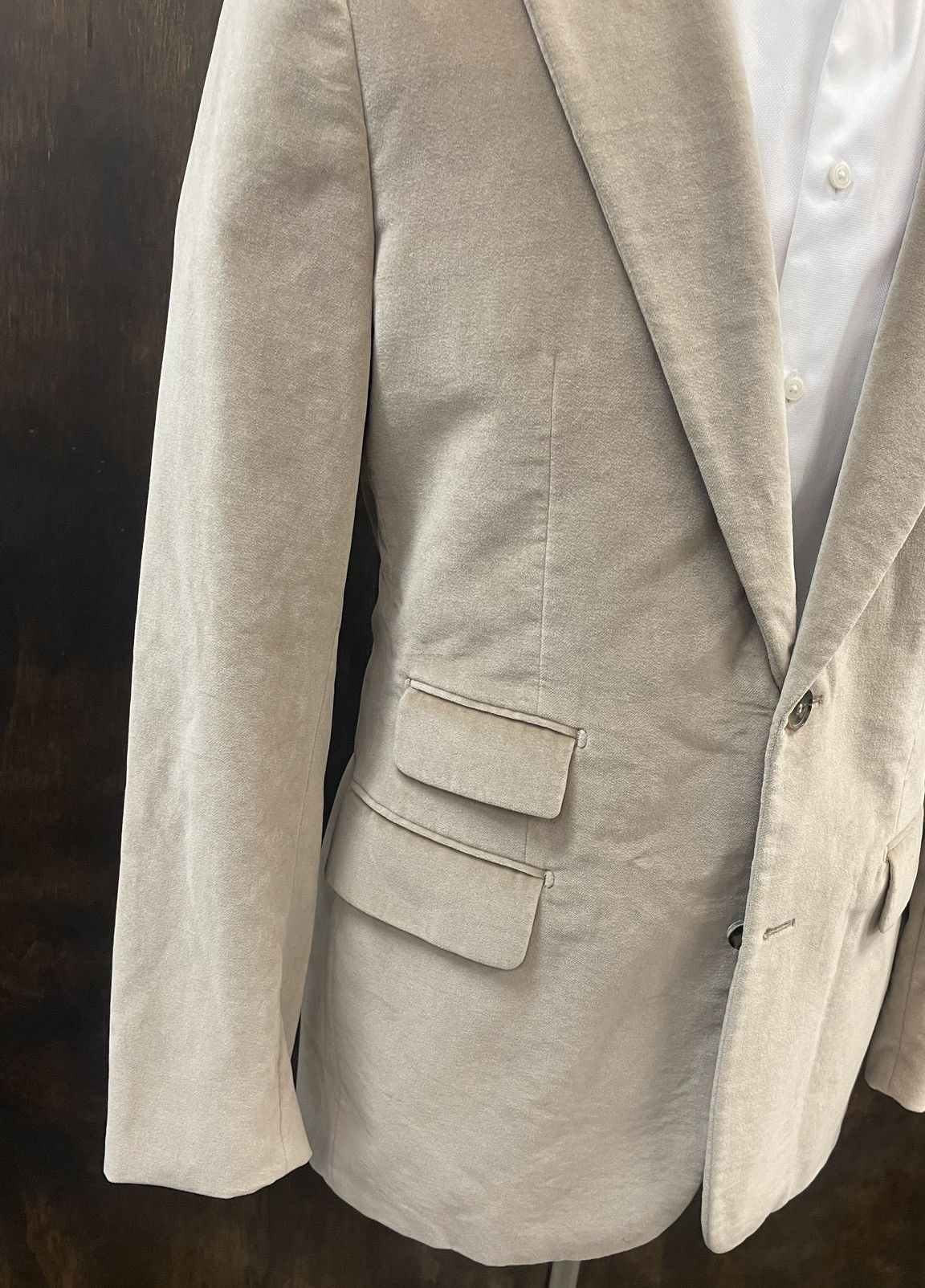 Hugo Boss Ticket Pocket Velvet Jacket Size 38R - 2 Thumbnail