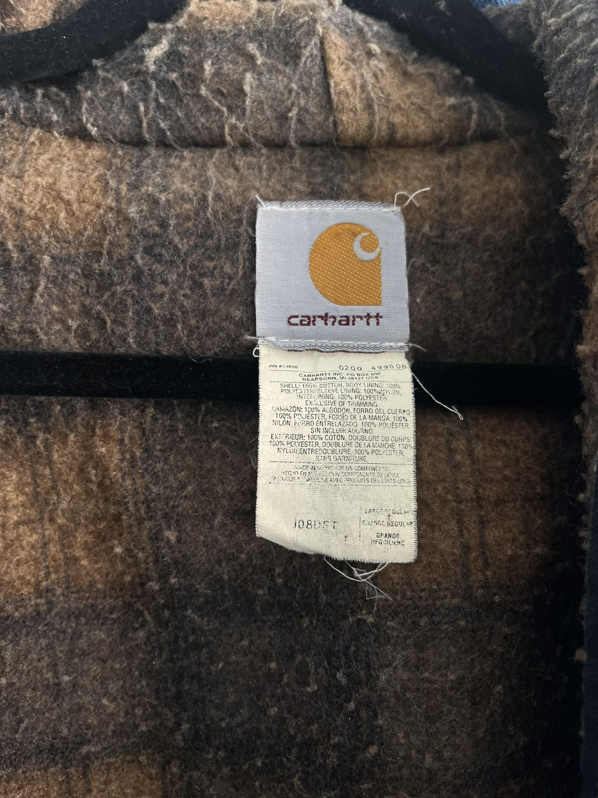 Carhartt Vintage 90’s 🇺🇸 Blanket-Lined Carhartt Jean Jacket Size US L / EU 52-54 / 3 - 5 Thumbnail