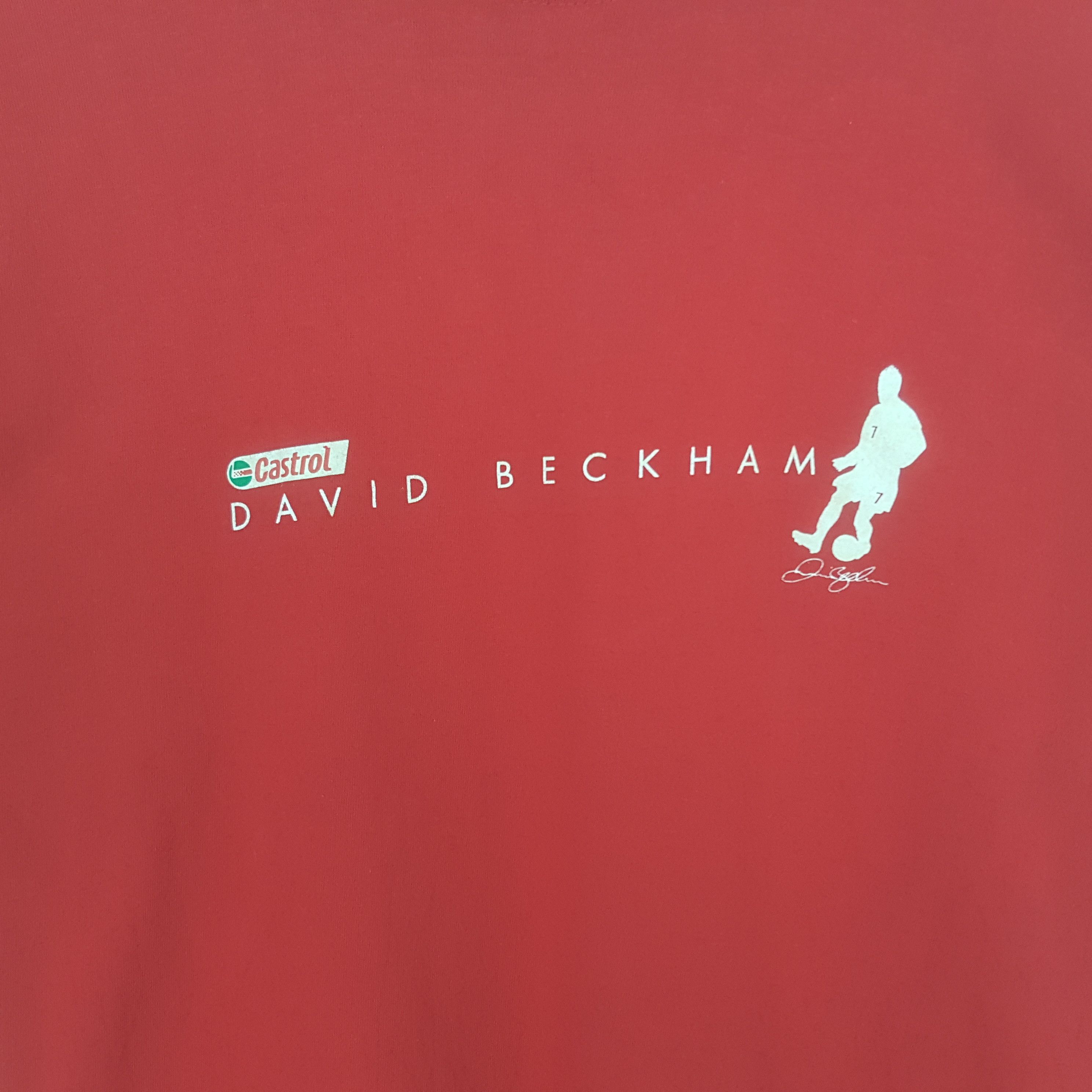 Other Vintage David Beckham Castrol Soccer Player Tshirt C312N31 Size US M / EU 48-50 / 2 - 2 Thumbnail