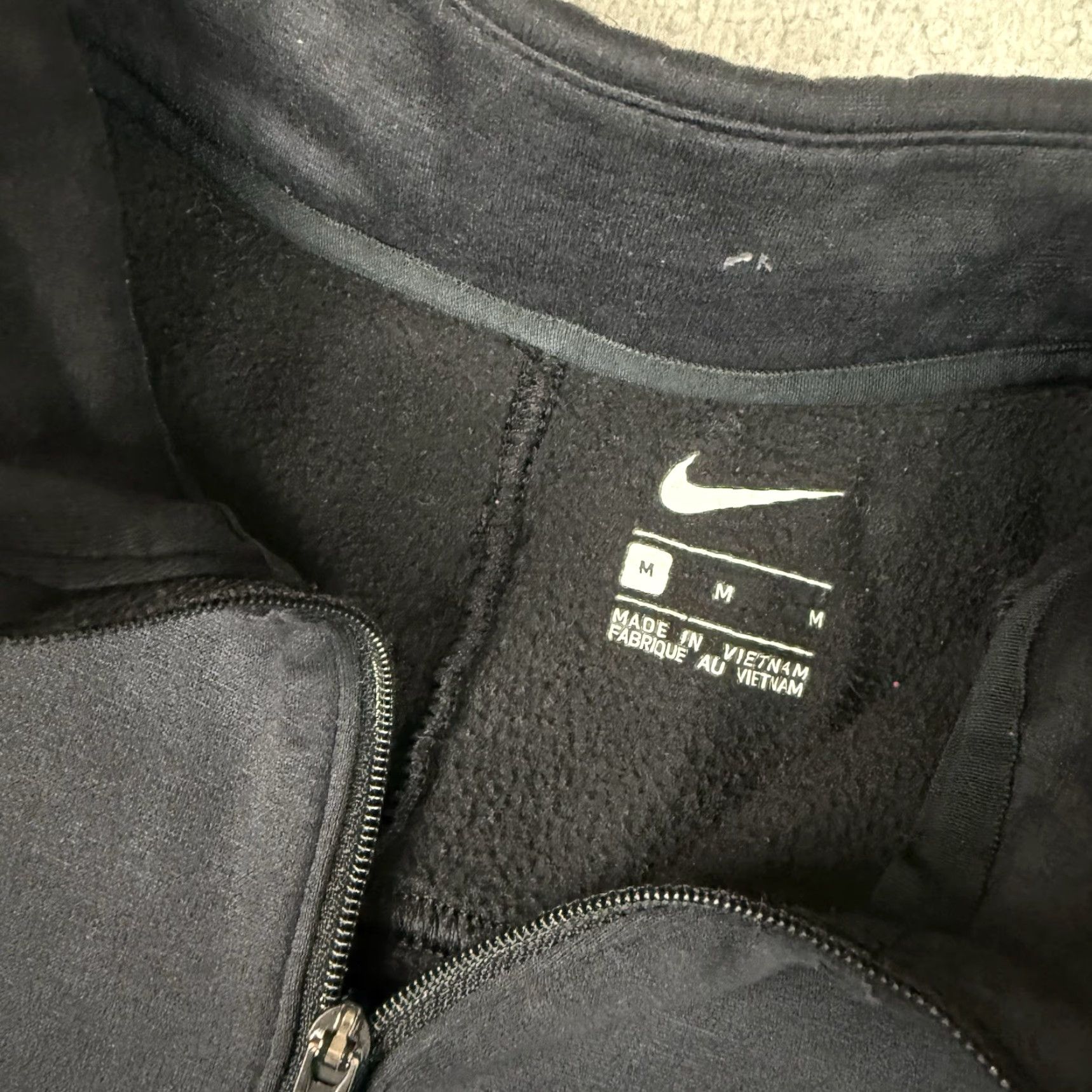 Nike Nike Sweatshirt Womens Medium Black Mock Neck 1/4 Zip Long Sleeve Lightweight M Size M / US 6-8 / IT 42-44 - 3 Thumbnail