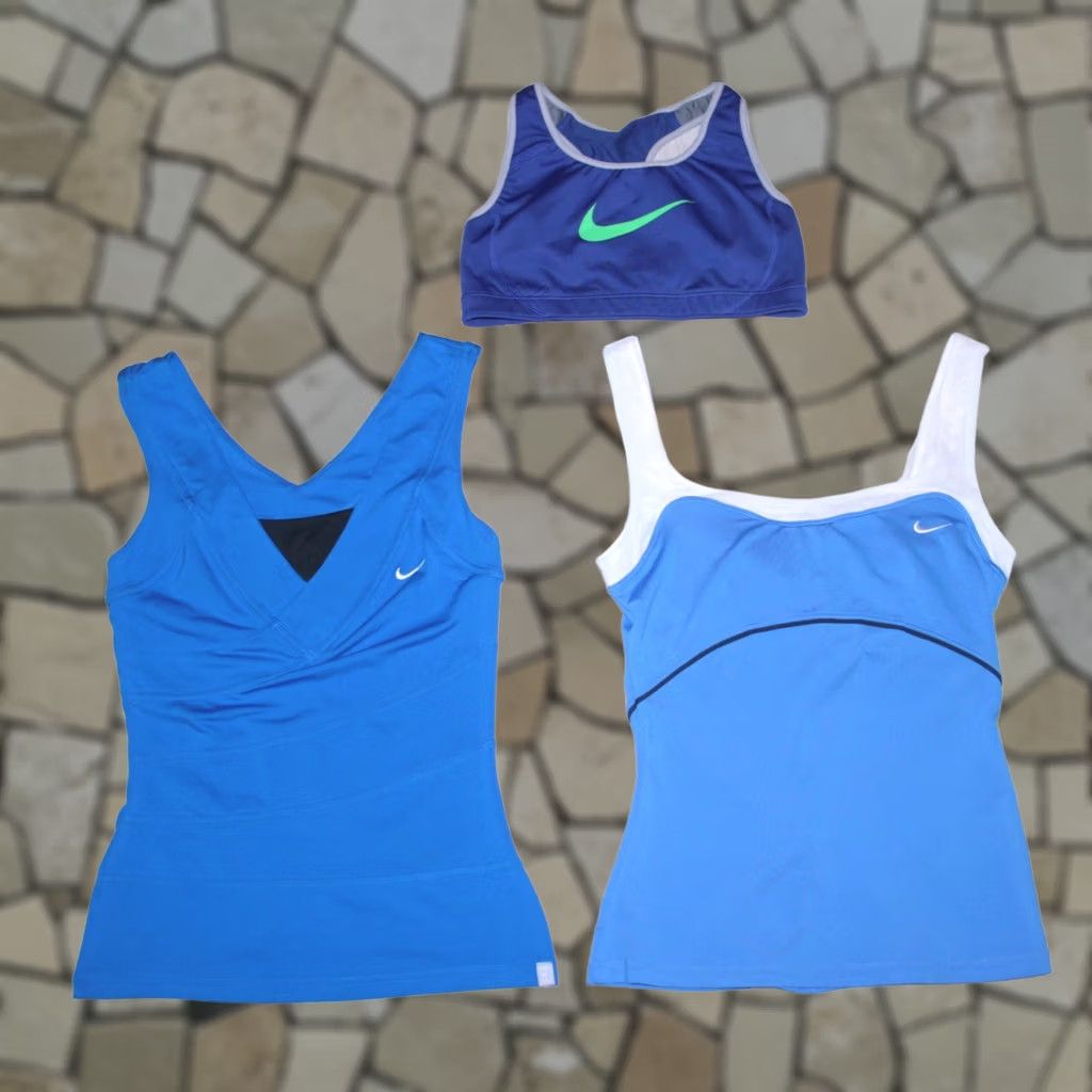 Nike Nike Sports bra top shirt S set of 3 Womens Size S / US 4 / IT 40 - 1 Thumbnail
