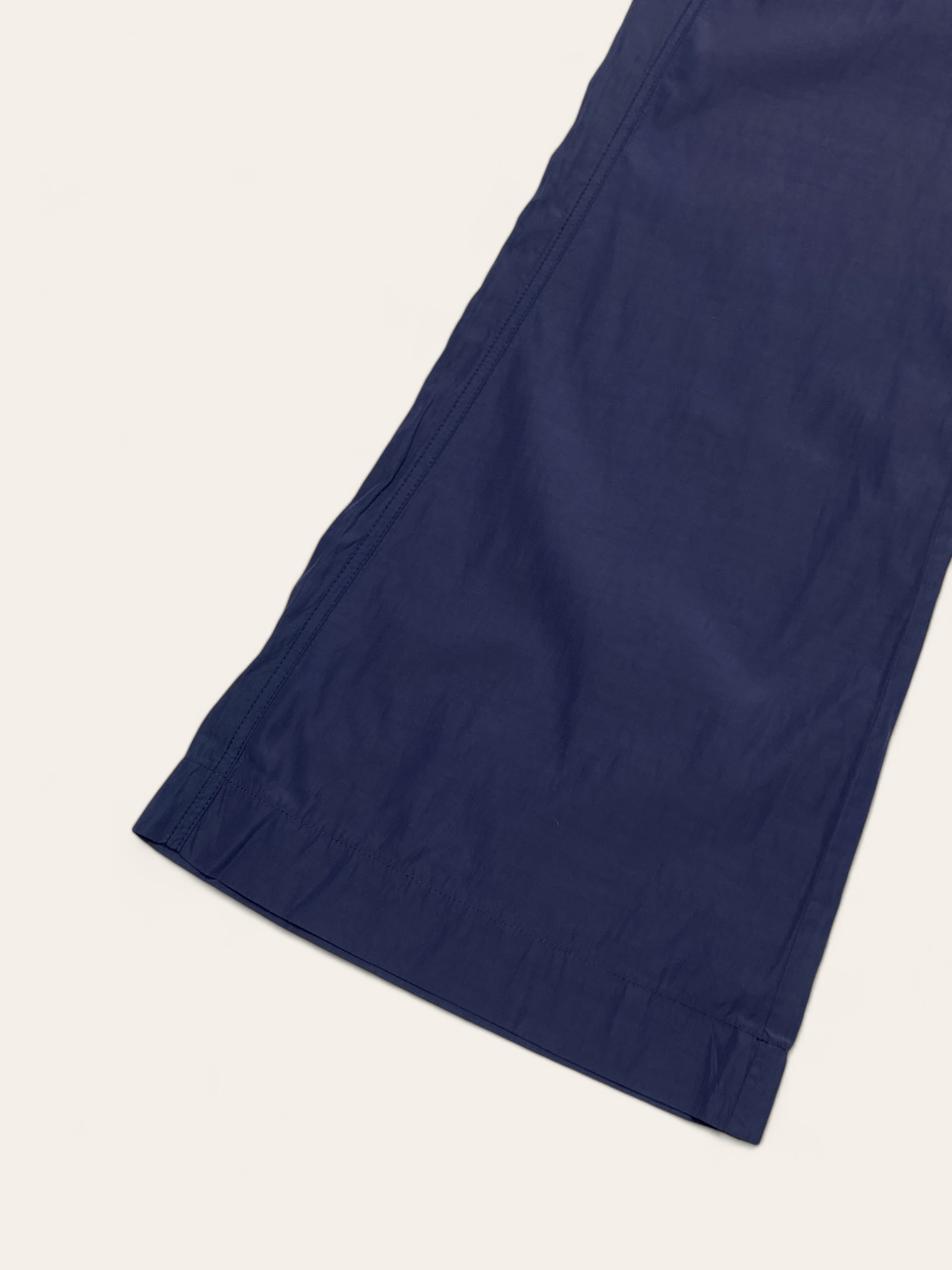 Japanese Brand Vintage BLEU BLANC ROUGE Baggy Oversized Wide Hem Pants Size 33" - 3 Thumbnail