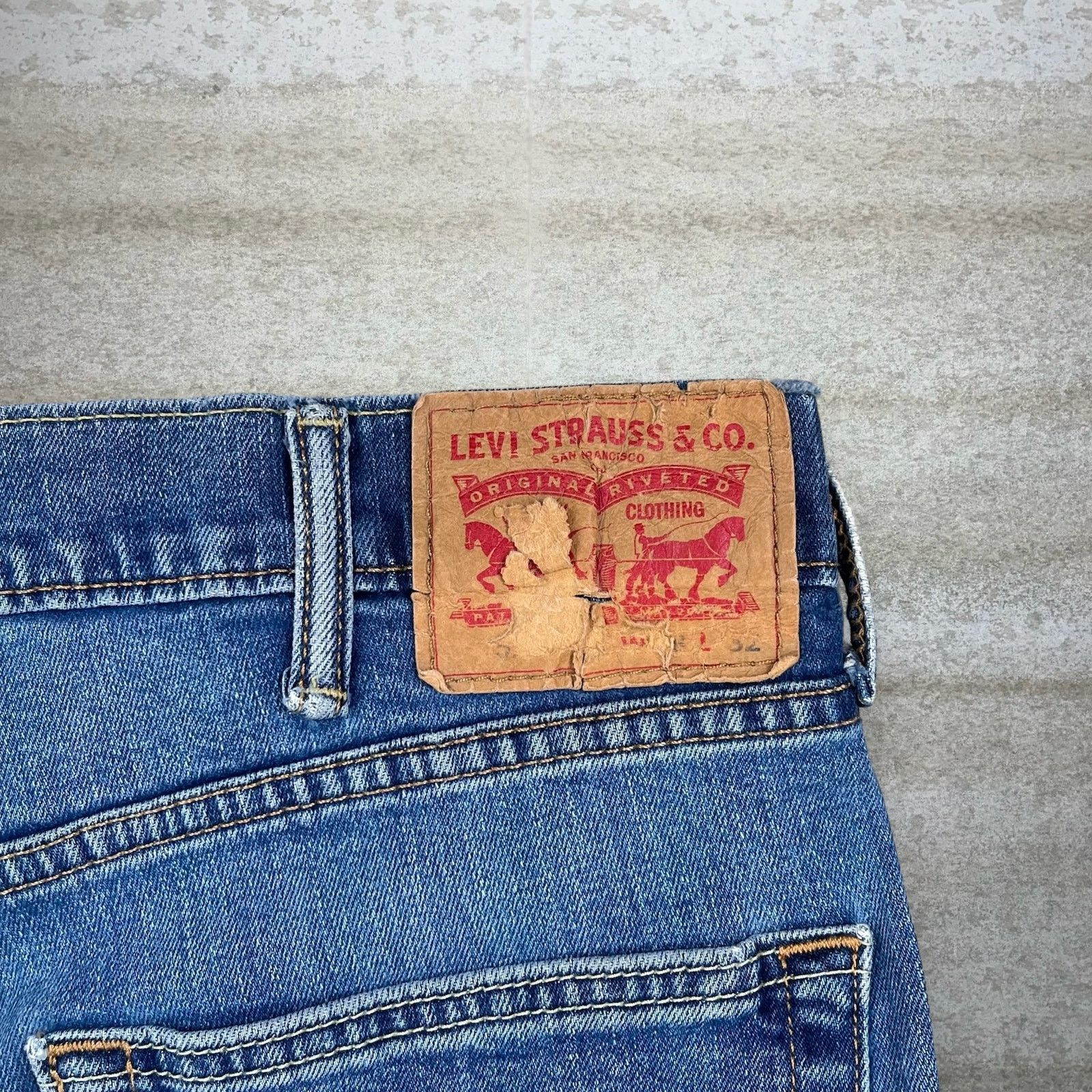 Levi's Vintage Y2K Levis 505 Jeans 38x32 Regular Medium Wash Size US 38 / EU 54 - 4 Thumbnail