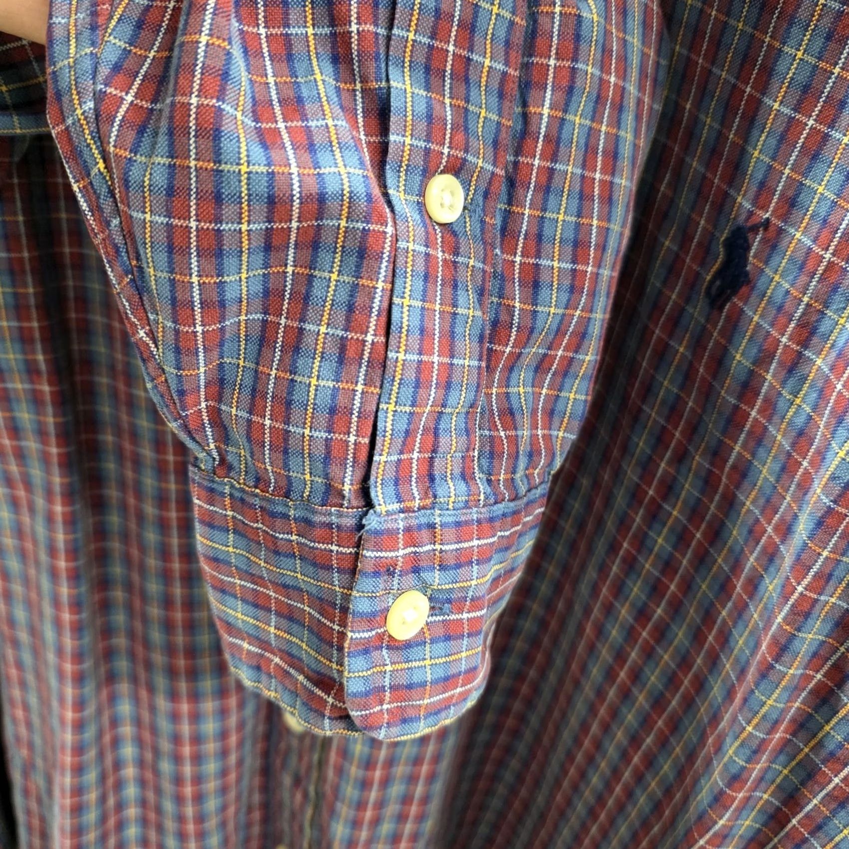 Ralph Lauren Ralph Lauren Shirt Mens 2XLT Multicolor Plaid Long Sleeve Button-Down Casual Size US XXL / EU 58 / 5 - 5 Thumbnail