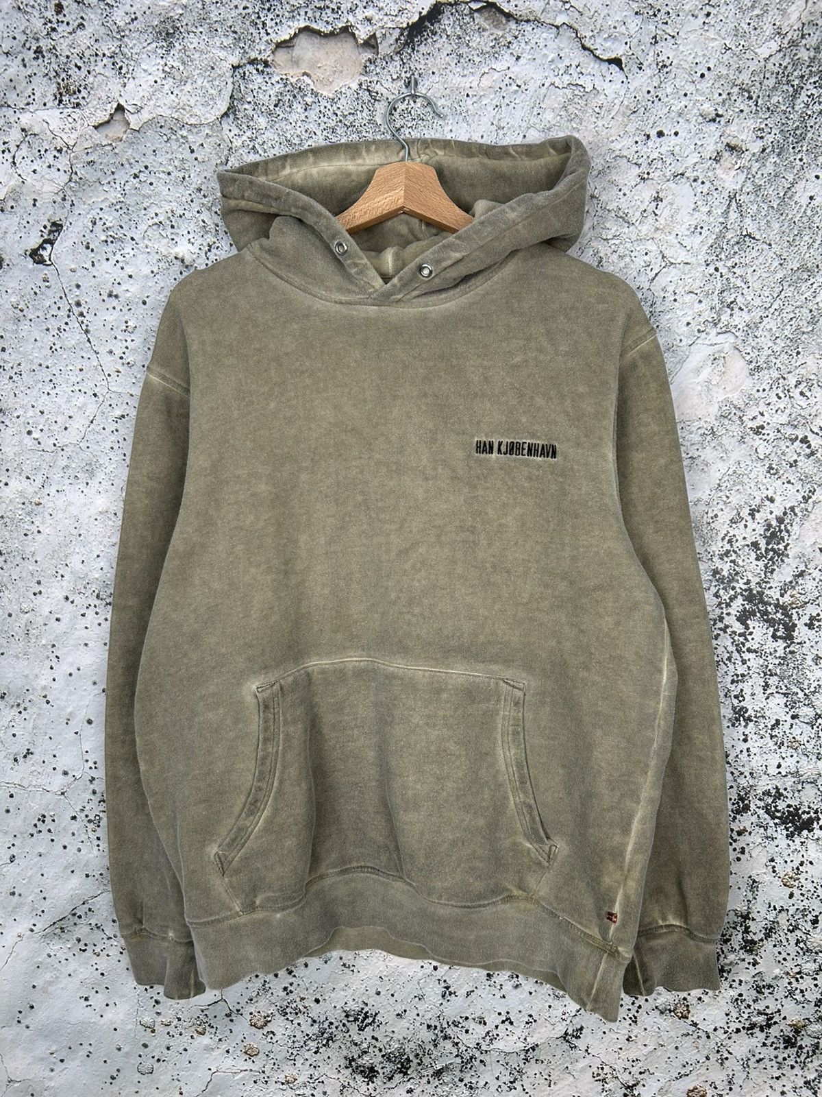 Han Kjobenhavn Han Kjobenhavn Military Green Avant Garde Designer Hoodie Size US M / EU 48-50 / 2 - 1 Thumbnail