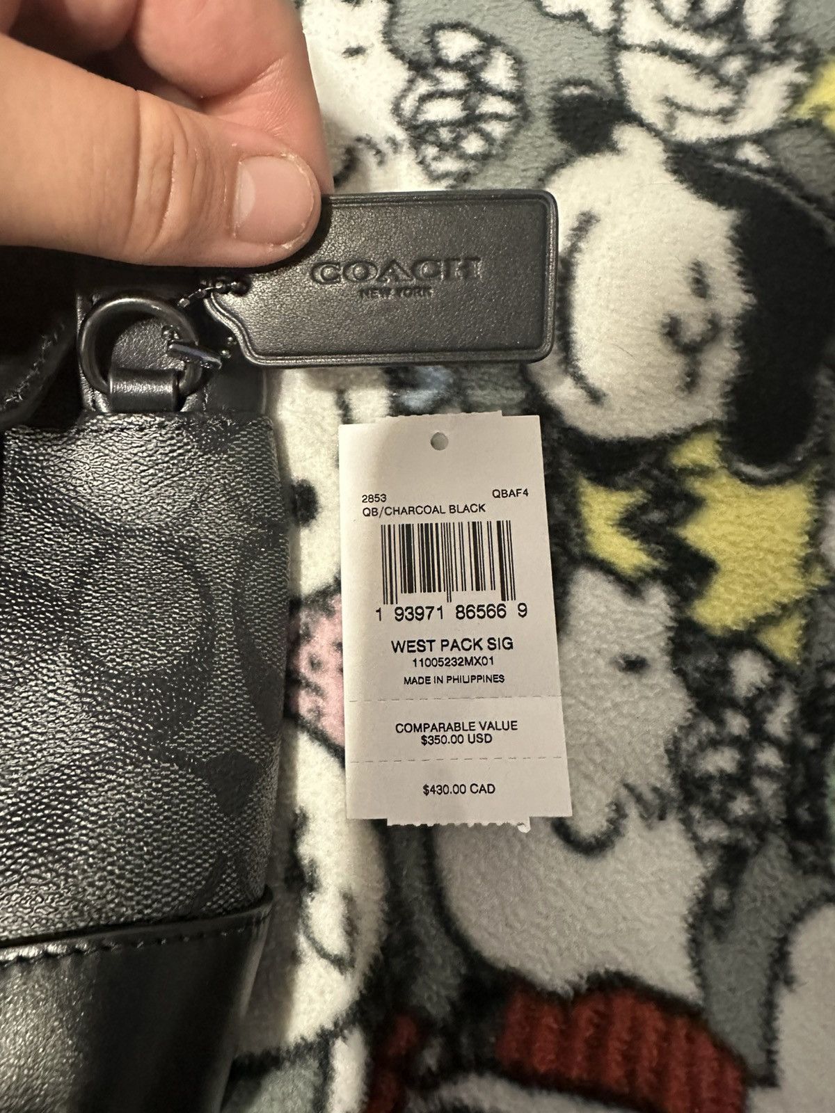 Coach Coach Charcoal Grey Crossbody Bag Size ONE SIZE - 9 Thumbnail
