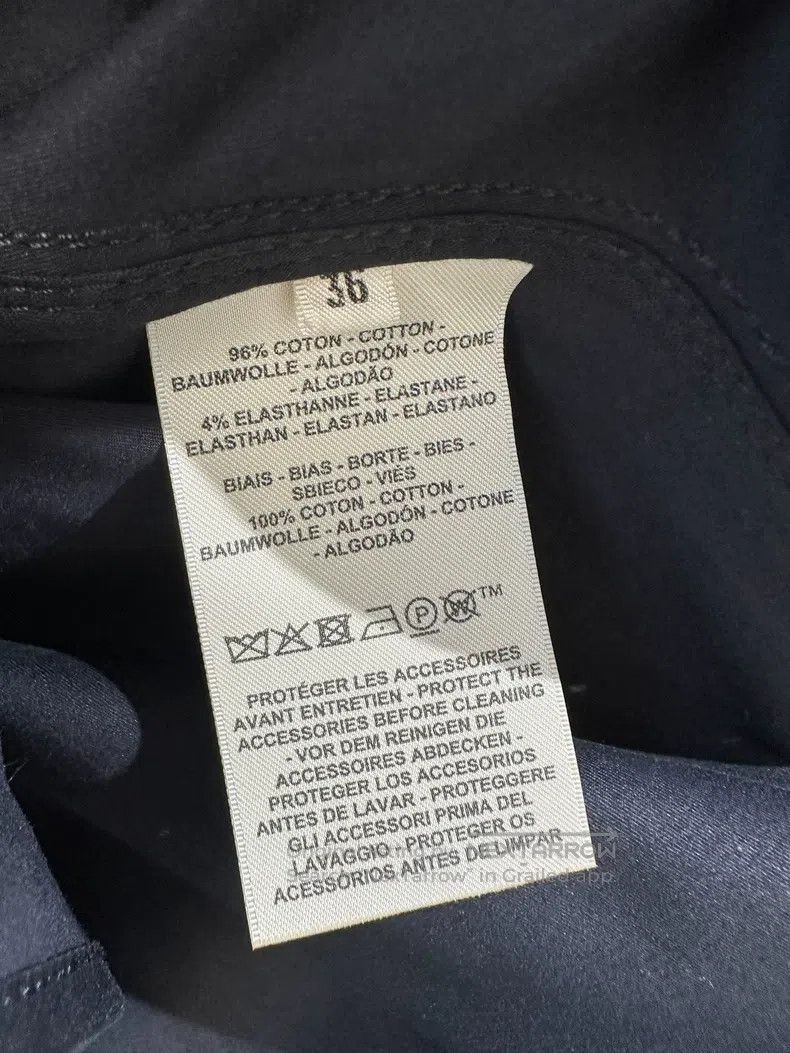 Hermes Hermes Solid Stretch Cotton Twill Long Sleeve Jacket Size XS / US 0-2 / IT 36-38 - 3 Thumbnail