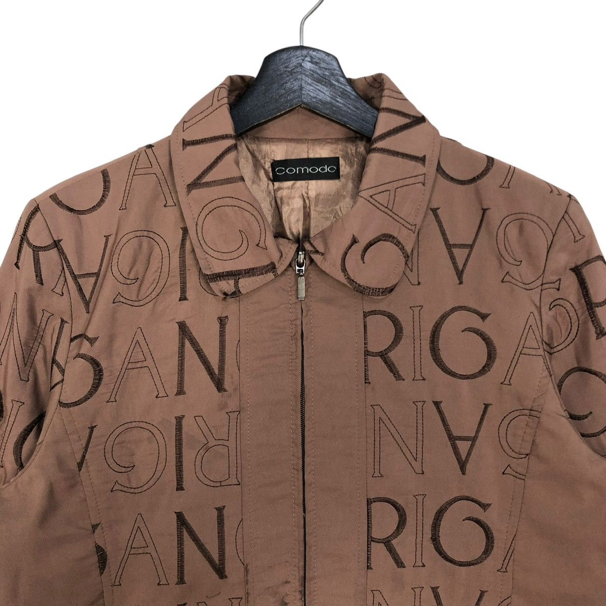 If Six Was Nine Vintage Comodo Brand Jacket Over Print Spell Out Full Zipper Size S / US 4 / IT 40 - 7 Thumbnail