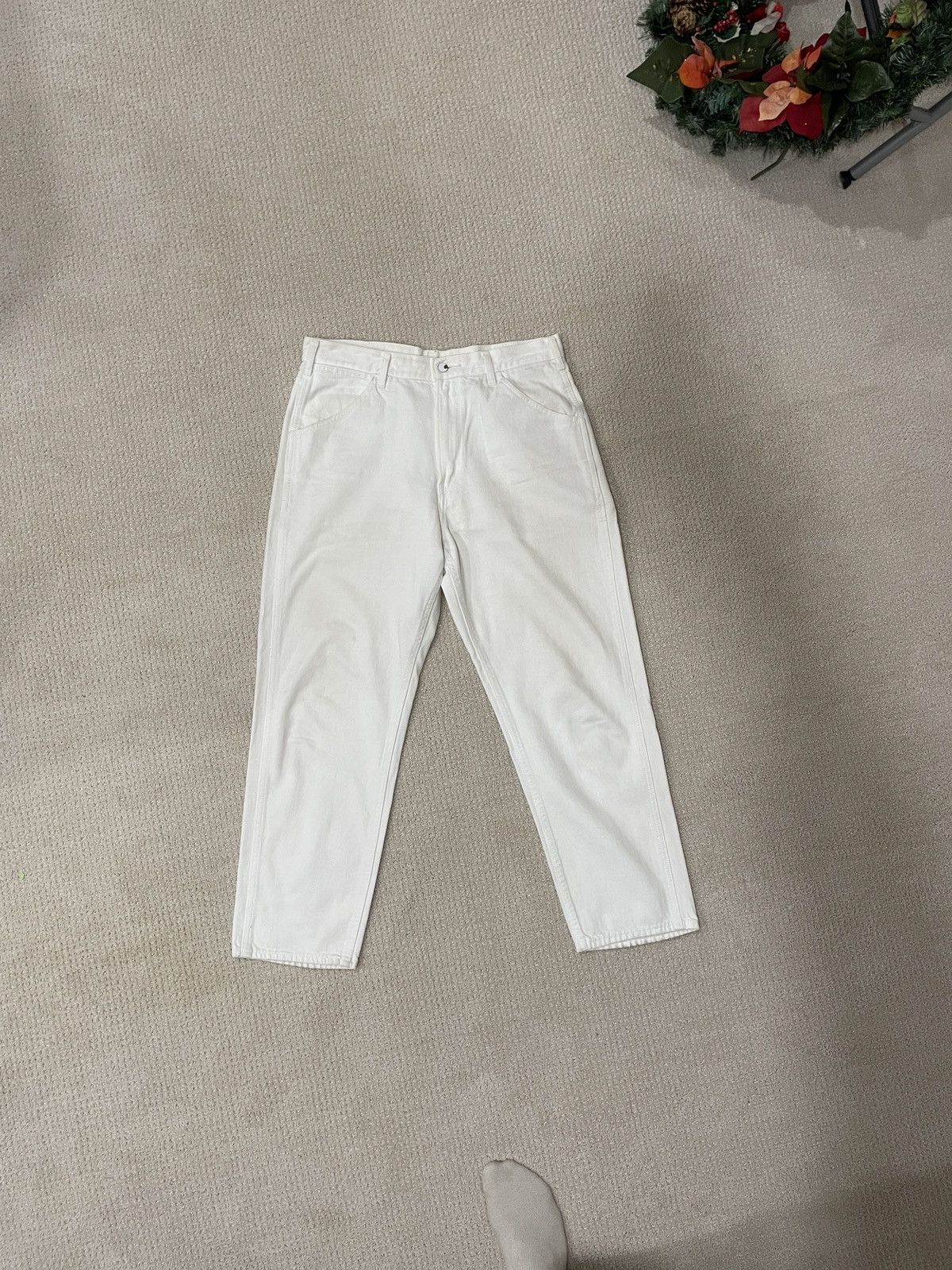 Uniqlo Uniqlo Cropped Denim Size US 34 / EU 50 - 1 Thumbnail