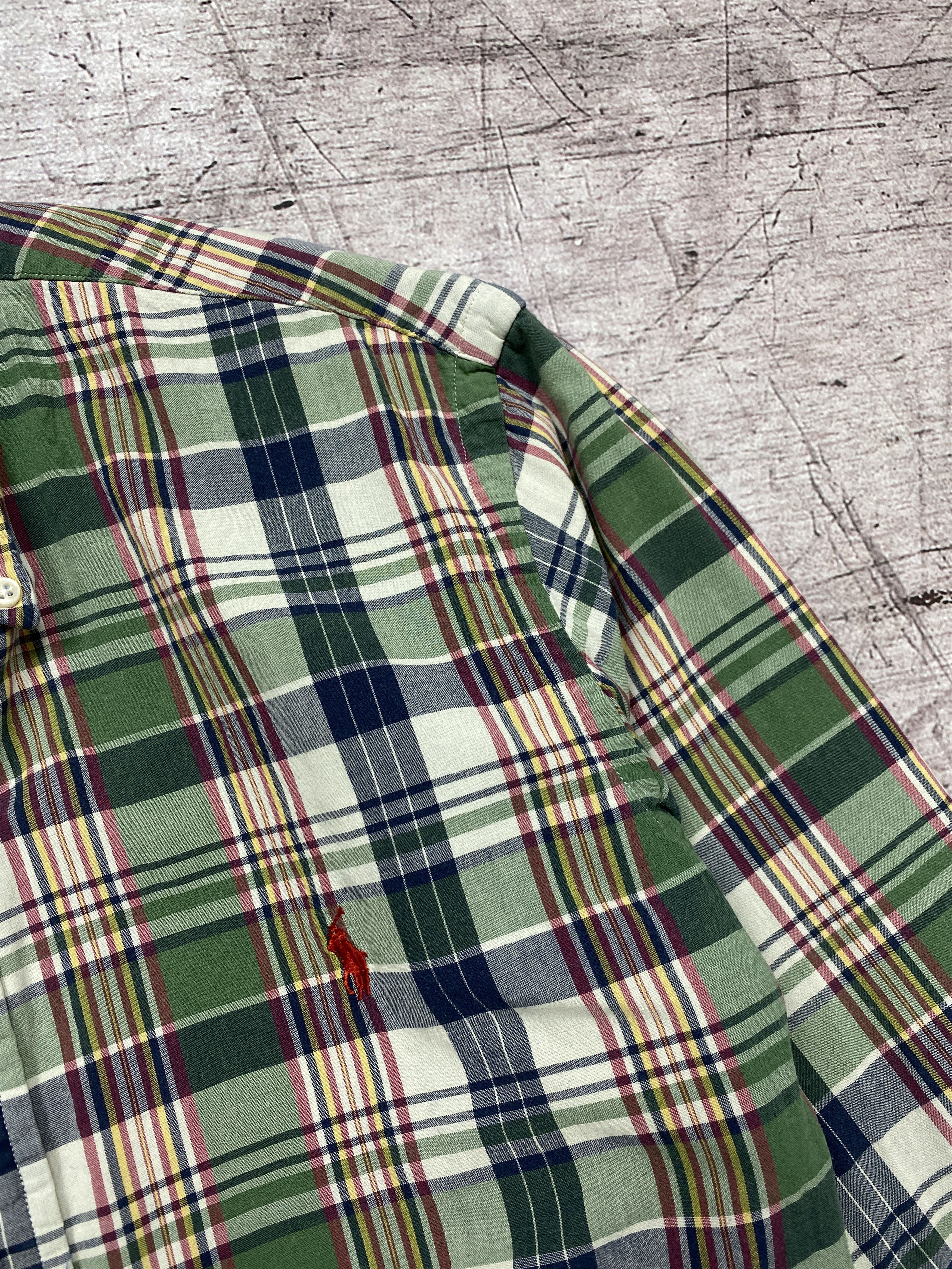 Flannel × Polo Ralph Lauren × Vintage Polo Ralph Lauren Vintage Mens Flannel Plaid Shirt Size US L / EU 52-54 / 3 - 3 Thumbnail