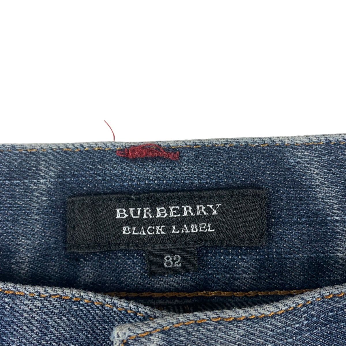 Burberry × Designer BURBERRY Black label distressed design blue jeans Size US 33 - 3 Thumbnail