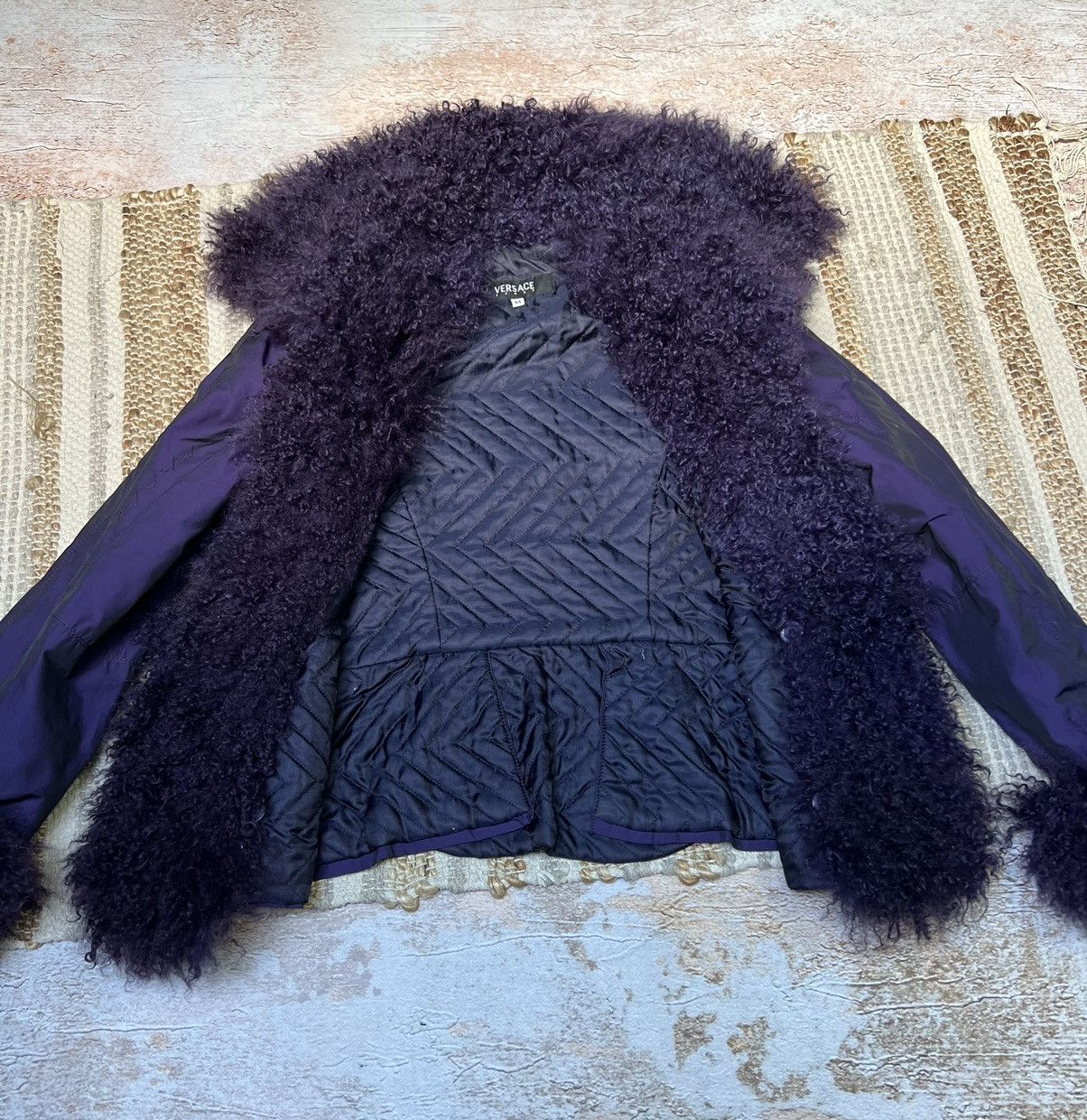 Versace × Versace Jeans Couture Versace Sport vintage aviator jacket with fur details Size M / US 6-8 / IT 42-44 - 9 Thumbnail