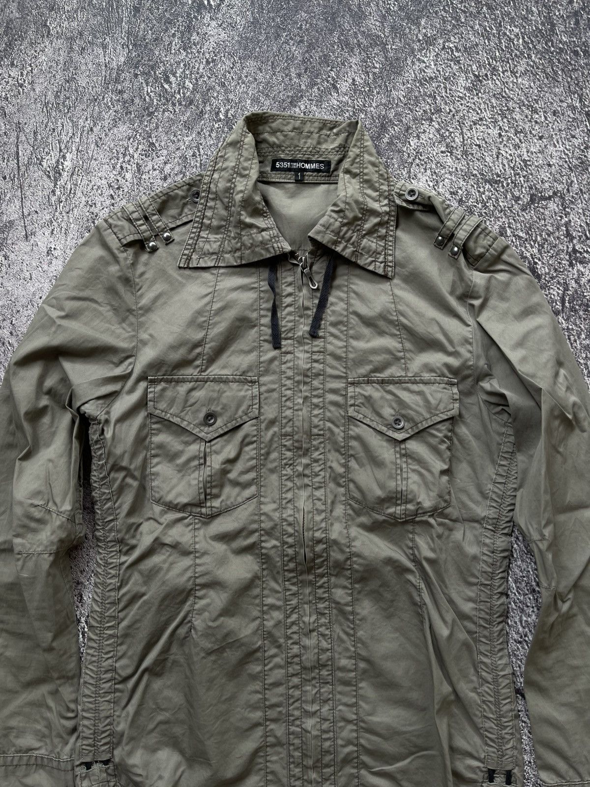 5351 POUR LES HOMMES 5351 Pour Les Hommes vkei lgb style zipper shirt Size US M / EU 48-50 / 2 - 3 Thumbnail