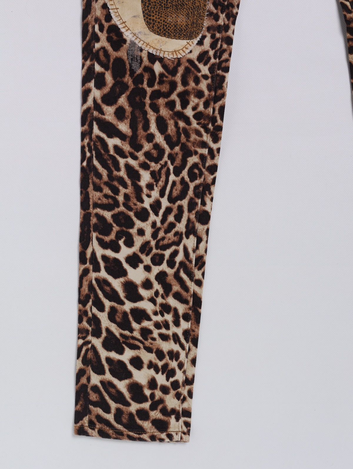 Denim & Supply Ralph Lauren Denim and Supply Ralph Lauren Patchwork Leopard Print Denim Size 26" / US 2 / IT 38 - 3 Thumbnail