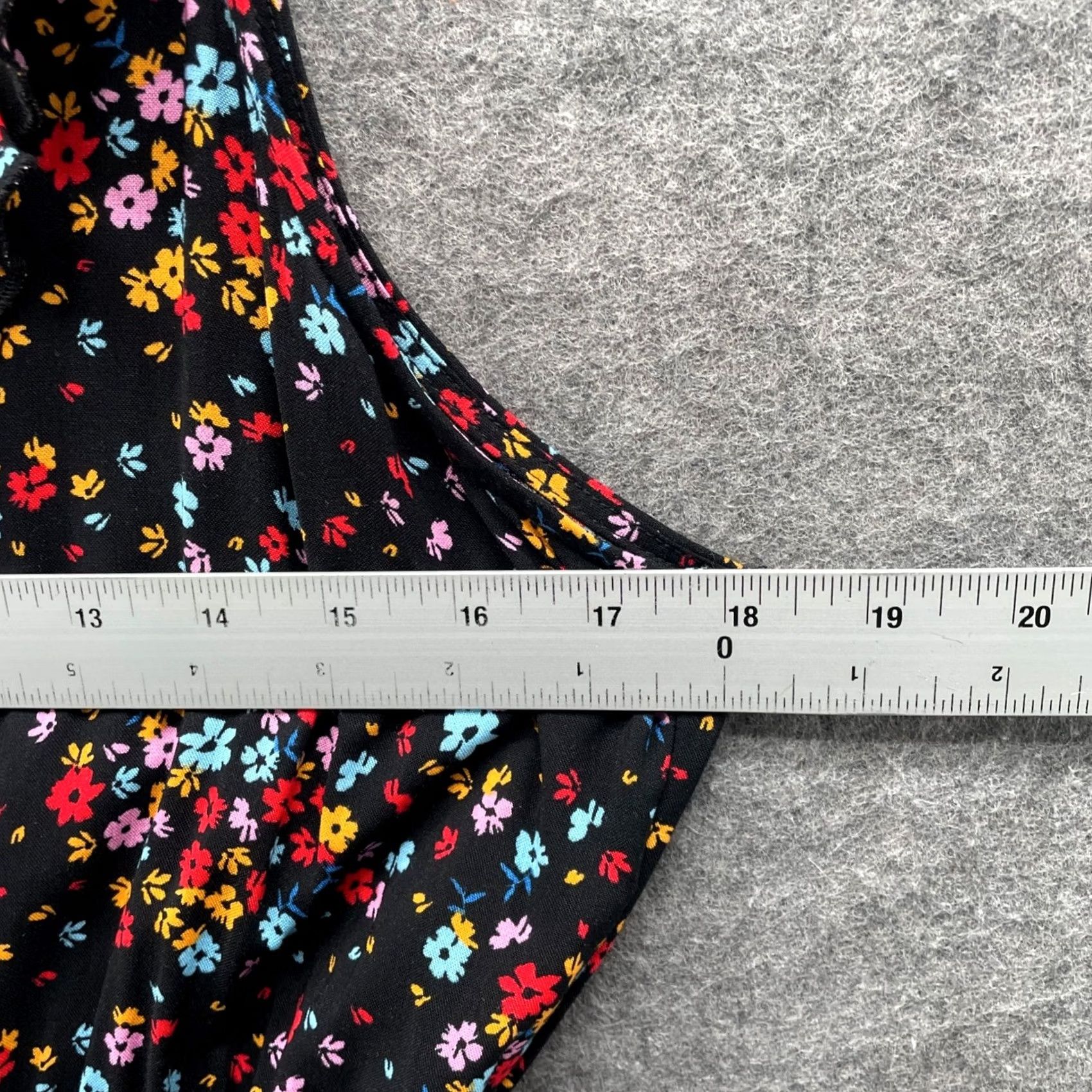 Vintage Kingston Grey Dress Womens M Black NWT Maxi Floral Sleeveless Ruffle Neck Size M / US 6-8 / IT 42-44 - 5 Thumbnail