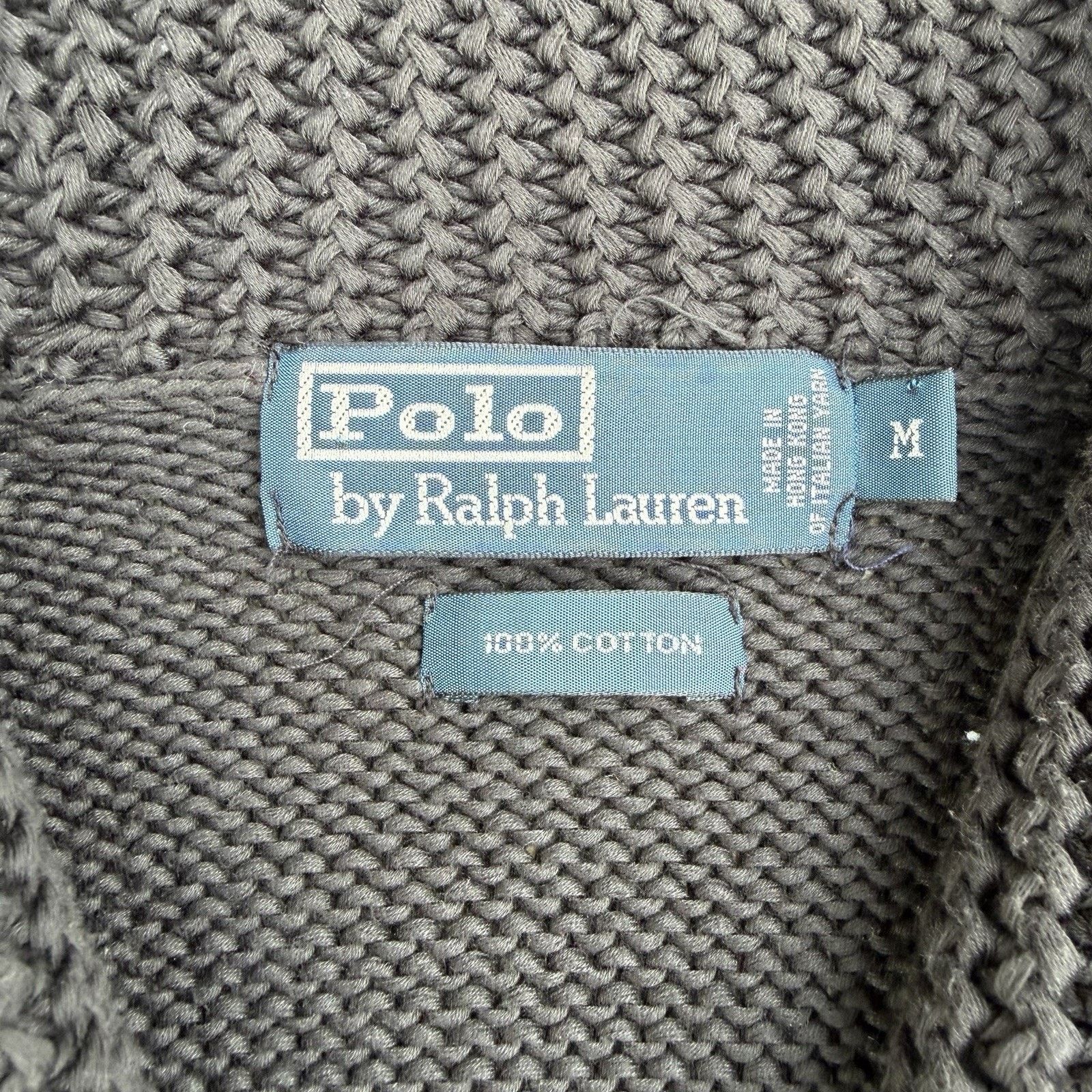 Polo Ralph Lauren × Vintage Vintage 90s Polo Ralph Lauren Shawl Collar Cardigan Knit Size US M / EU 48-50 / 2 - 3 Thumbnail
