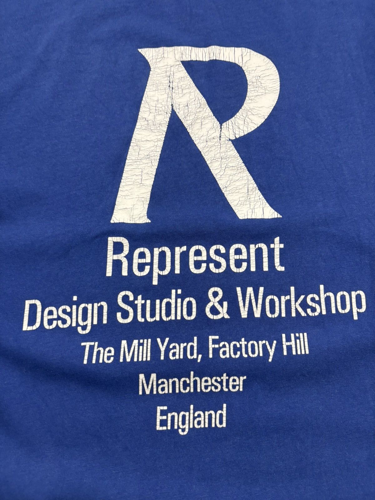 Represent Clo. Represent Blue Graphic Logo T Shirt Design Studio Workshop M Size US M / EU 48-50 / 2 - 5 Thumbnail