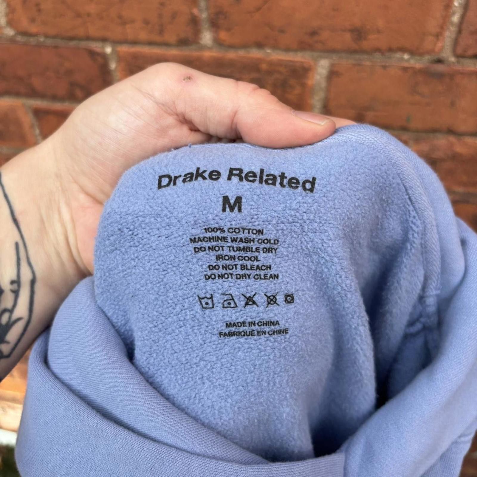 drake related abloh engineering air drake hoodie M/L