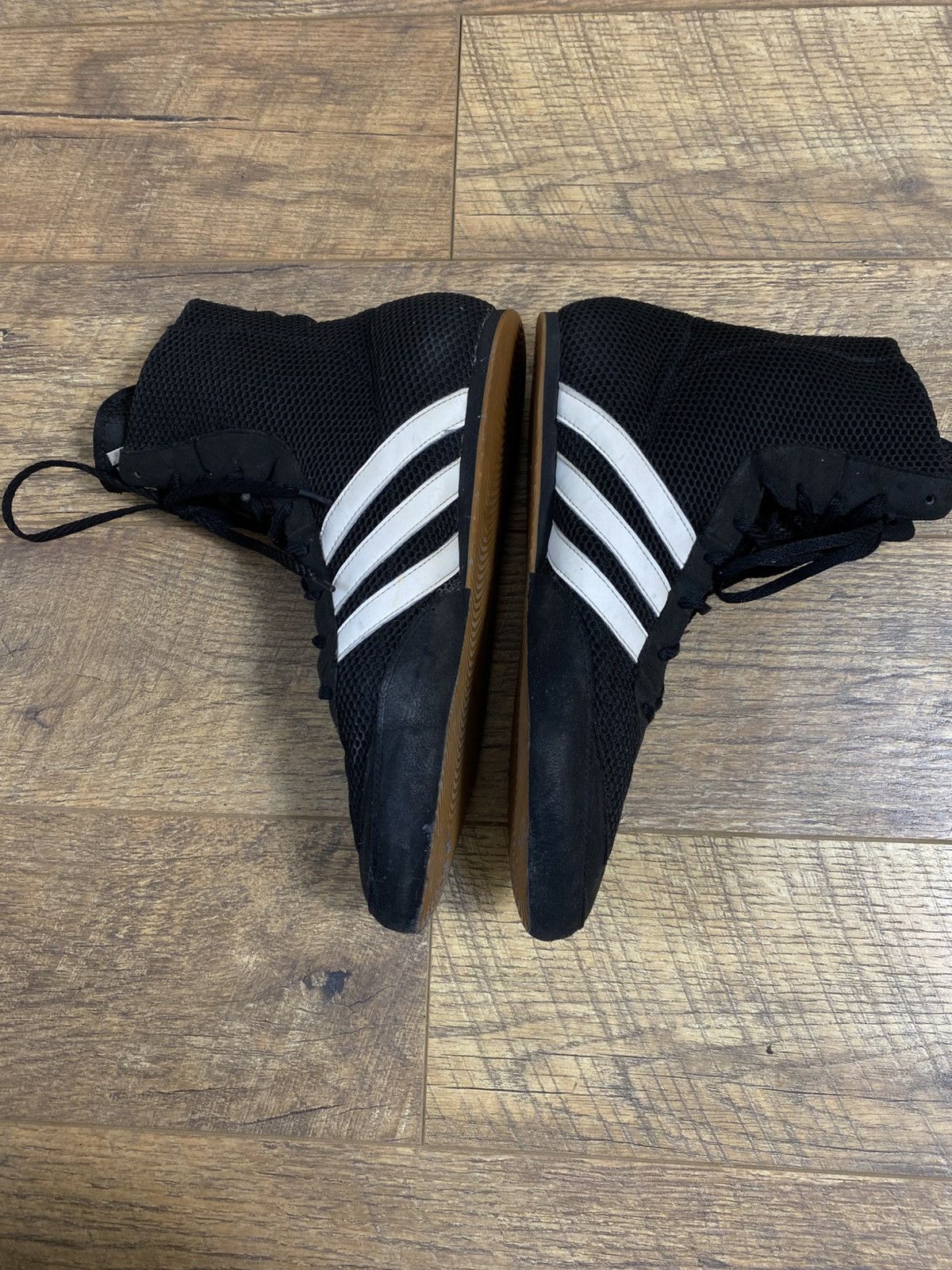 Adidas Adidas Box Hog Boxing Boots / Wrestling Shoes US 12.5 Size US 12.5 / EU 45-46 - 3 Thumbnail