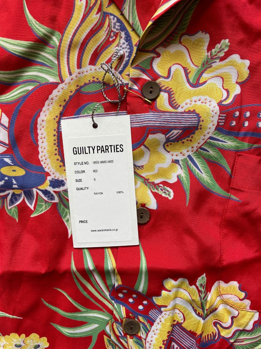 Wacko Maria WACKO MARIA JAMAICA FLOWER Hawaiian Shirt S Size US S / EU 44-46 / 1 - 4 Thumbnail