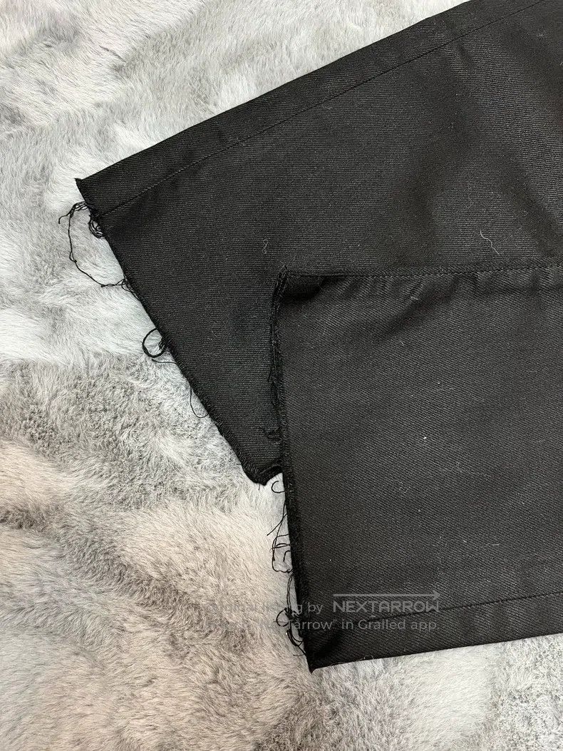 Celine CELINE Black Frayed Flared Jeans Size US 27 - 7 Thumbnail