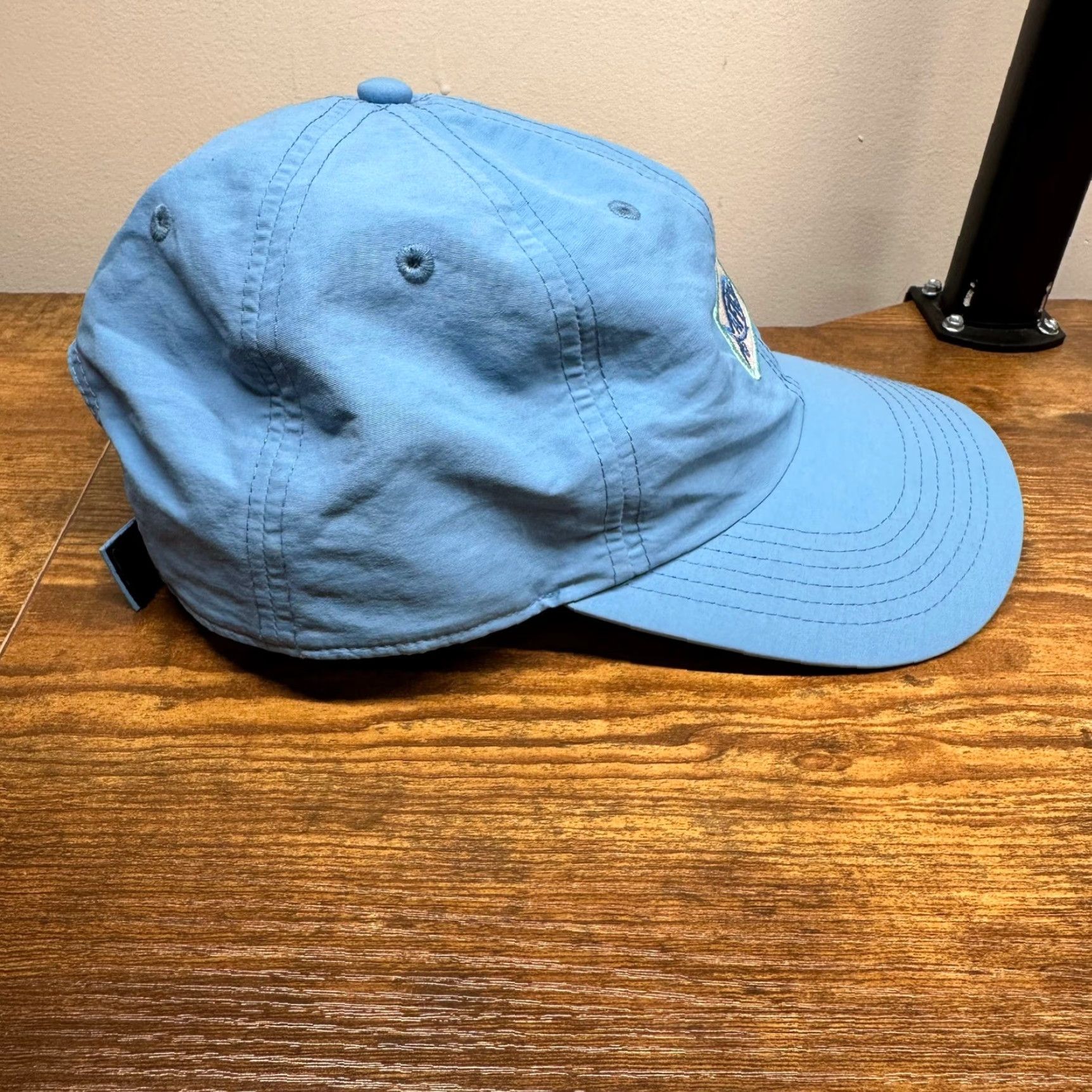 CO AFTCO Baseball Cap Nylon Blue Adjustable Logo Patch Men Hat Cap Size ONE SIZE - 4 Thumbnail