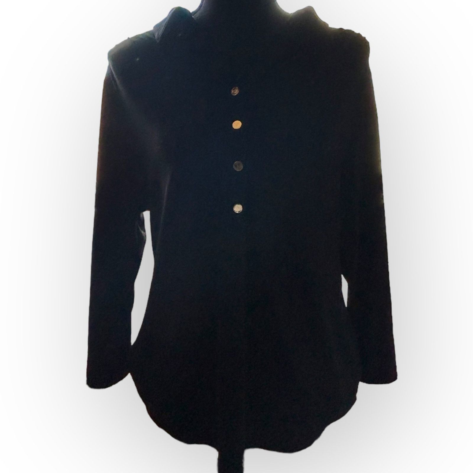 Other Women’s Black Charter Club Blouse | Size Large Size L / US 10 / IT 46 - 1 Thumbnail