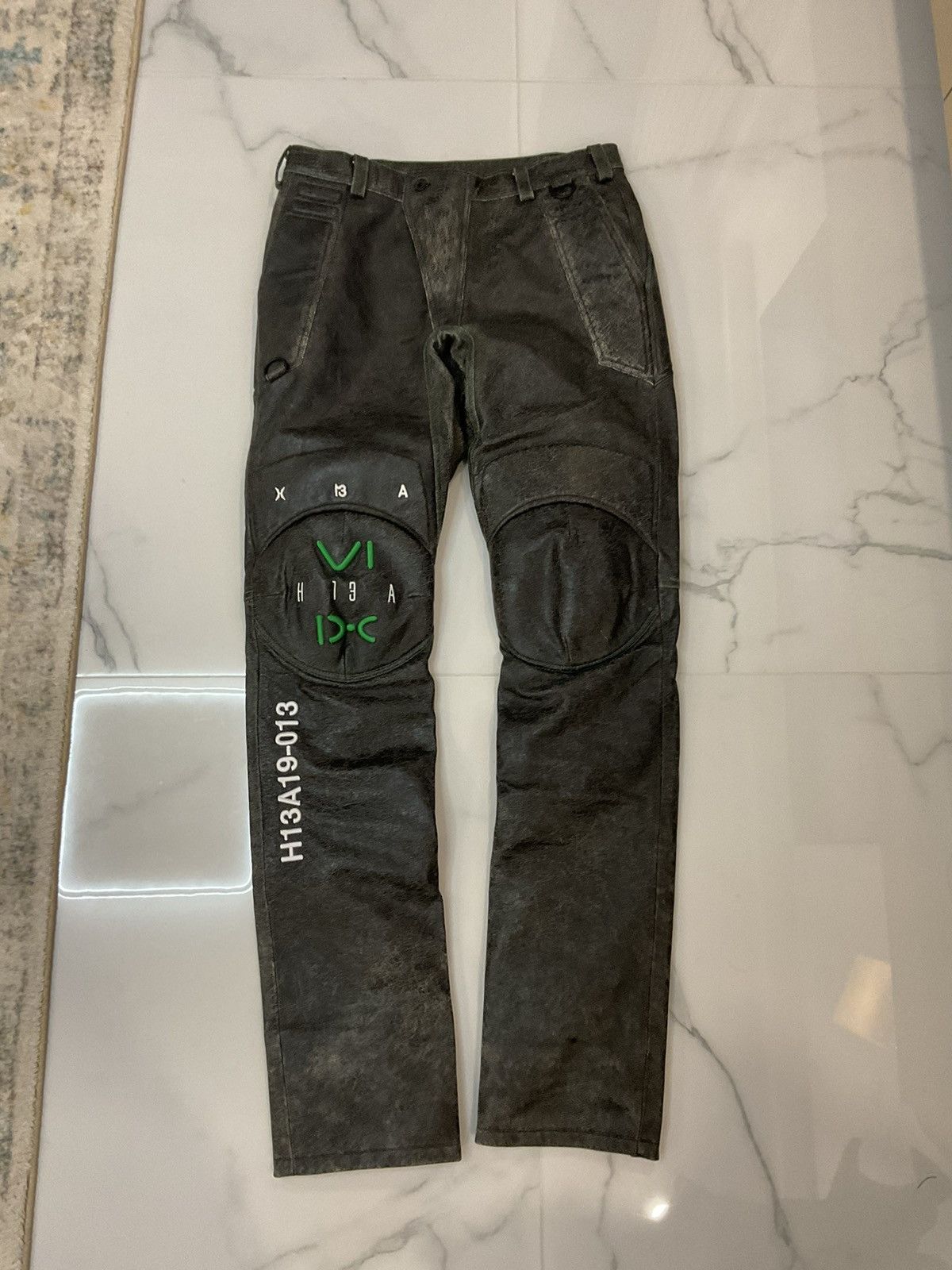 Hood By Air Hood by air leather pants Size US 34 / EU 50 - 1 Thumbnail