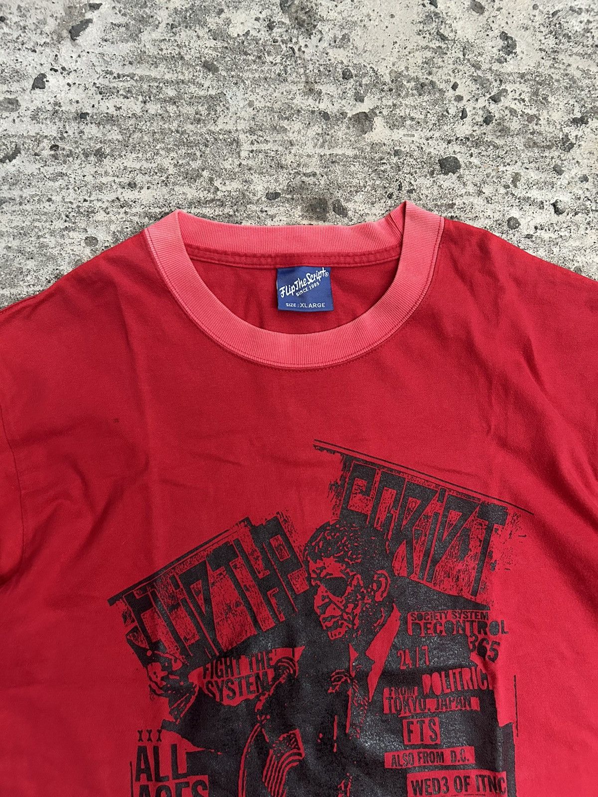 Band Tees × Japanese Brand Vintage Flip The Script Tee Album Cover Negative FX Size US XL / EU 56 / 4 - 2 Thumbnail