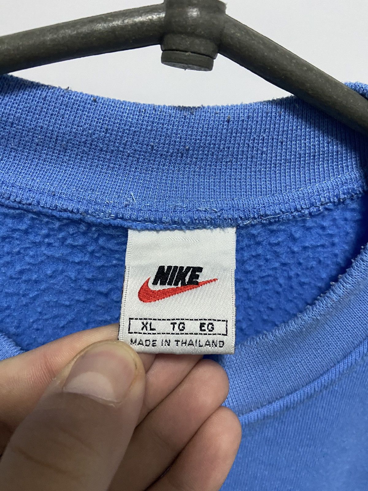 Nike × Vintage Nike Sweatshirt big Logo Vintage 90s Y2K Size US XL / EU 56 / 4 - 3 Thumbnail