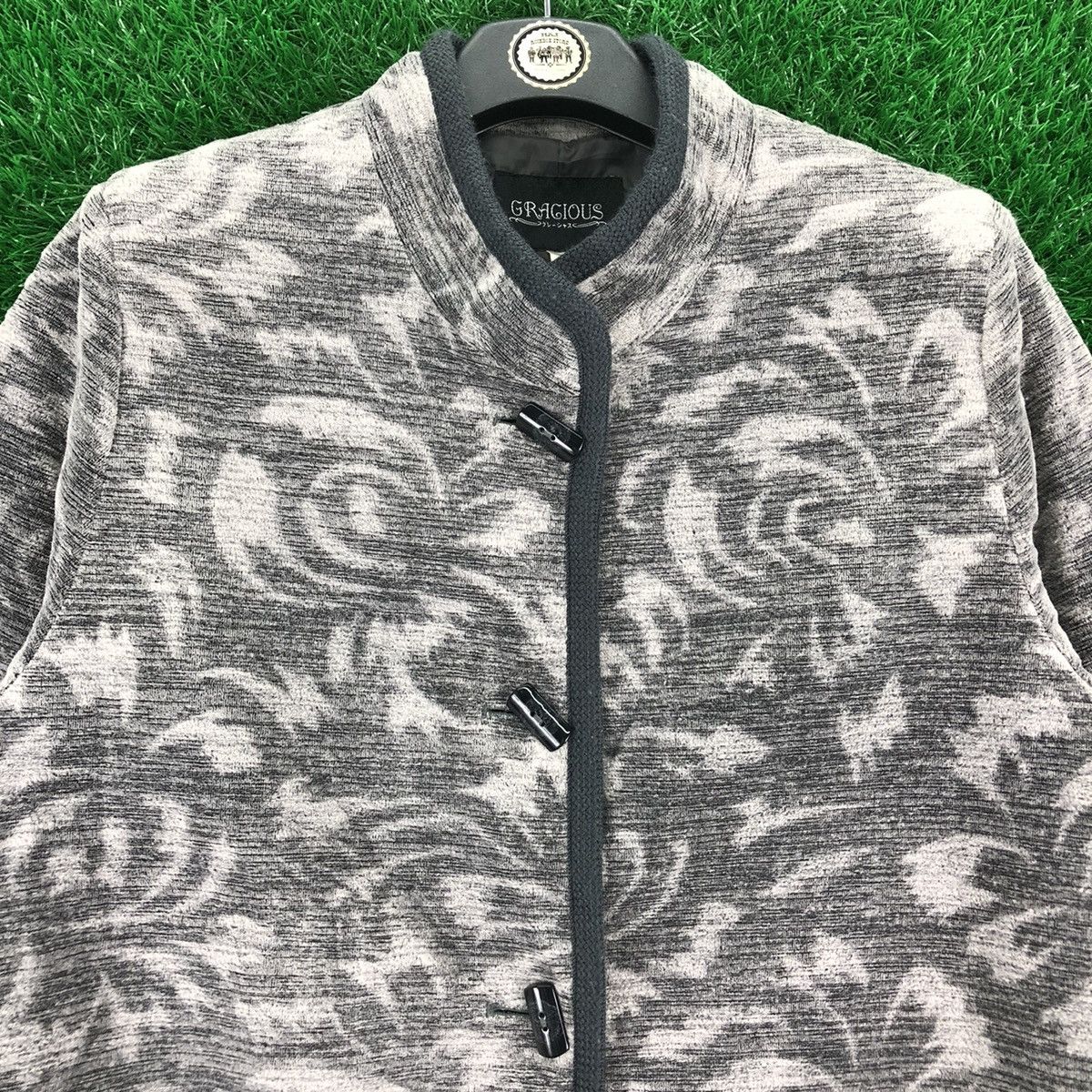 Japanese Brand × Vintage Vintage 90's Gracious Fullprint Jacket Button up Size M / US 6-8 / IT 42-44 - 7 Thumbnail
