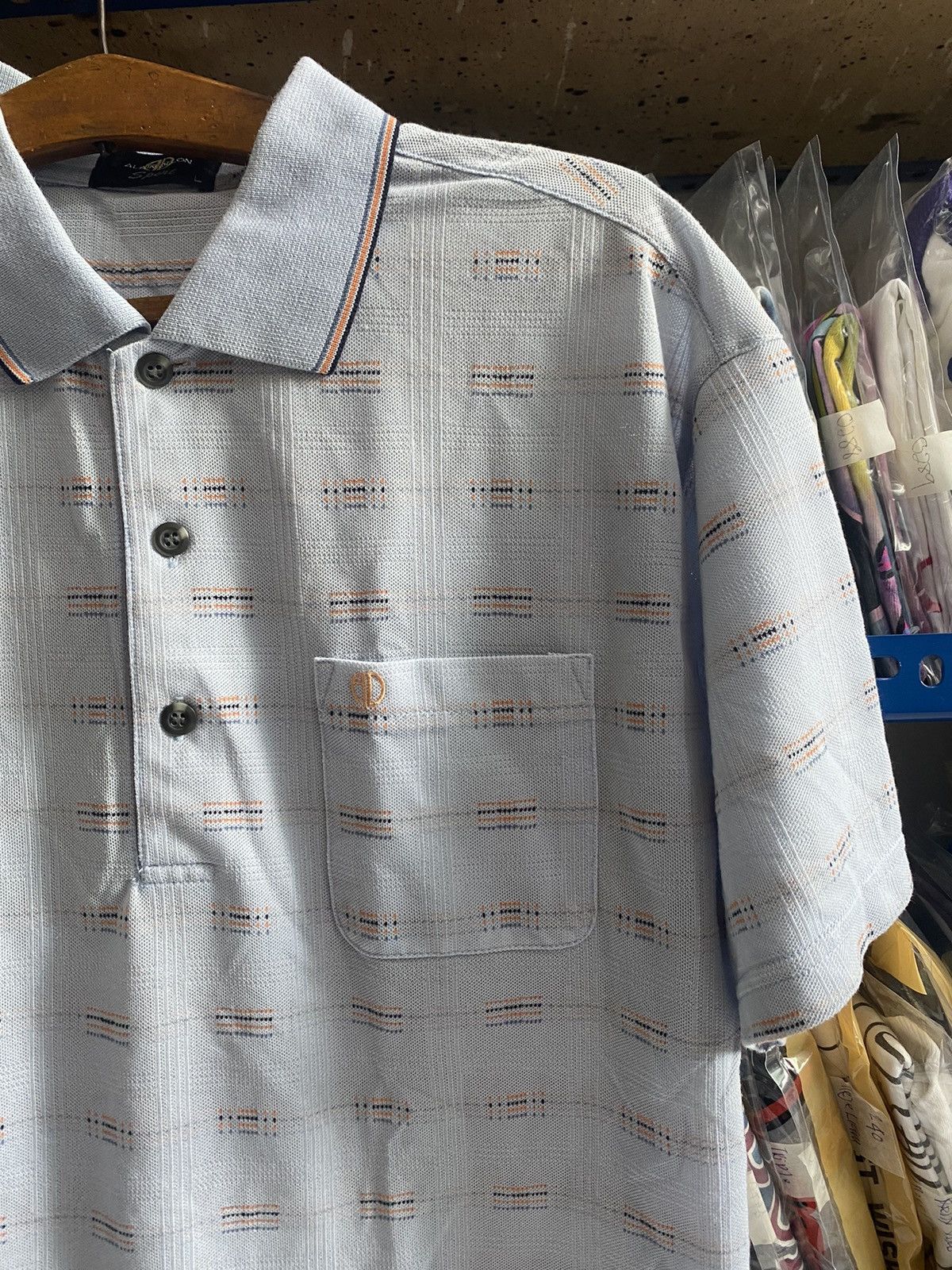 Vintage ALAIN DELON POLO TSHIRT Size US M / EU 48-50 / 2 - 2 Thumbnail