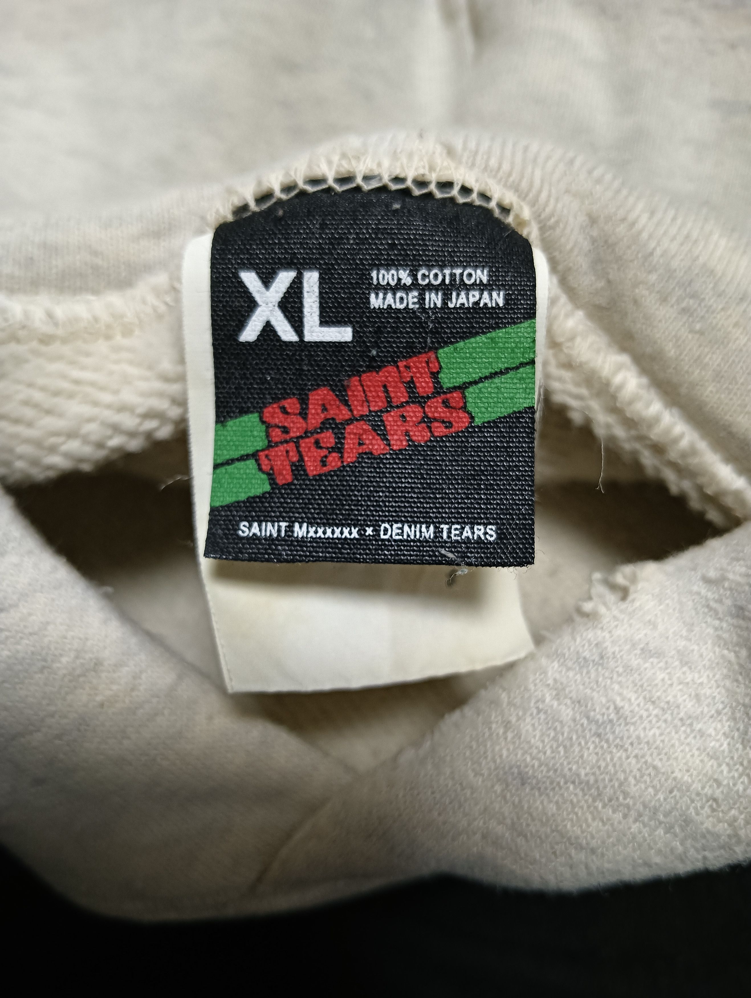 DENIM TEARS × Saint Michael Denim Tears Graffiti Hoodie Size US XL / EU 56 / 4 - 4 Thumbnail