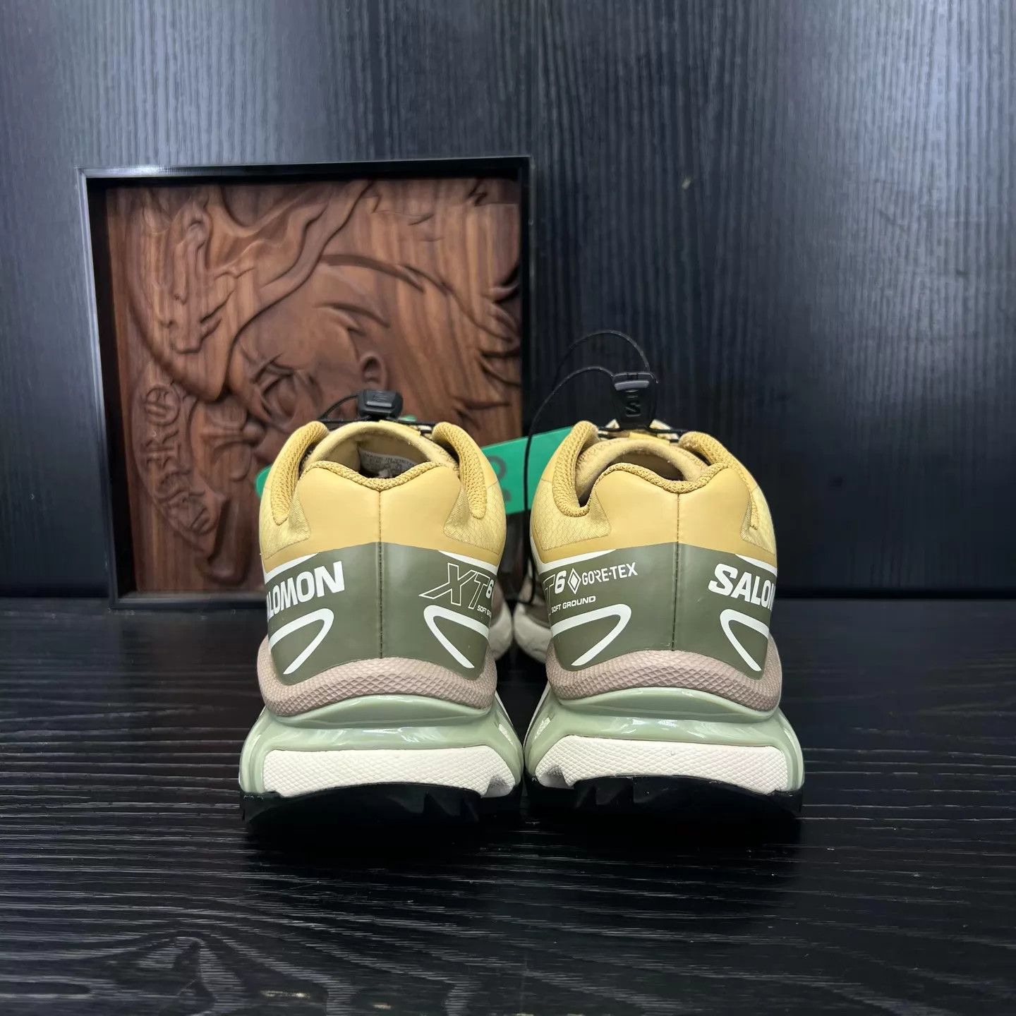 Salomon Salomon XT-6 Green Mushroom Brown 36.5 Mint Size US 5.5 / IT 35.5 - 3 Thumbnail
