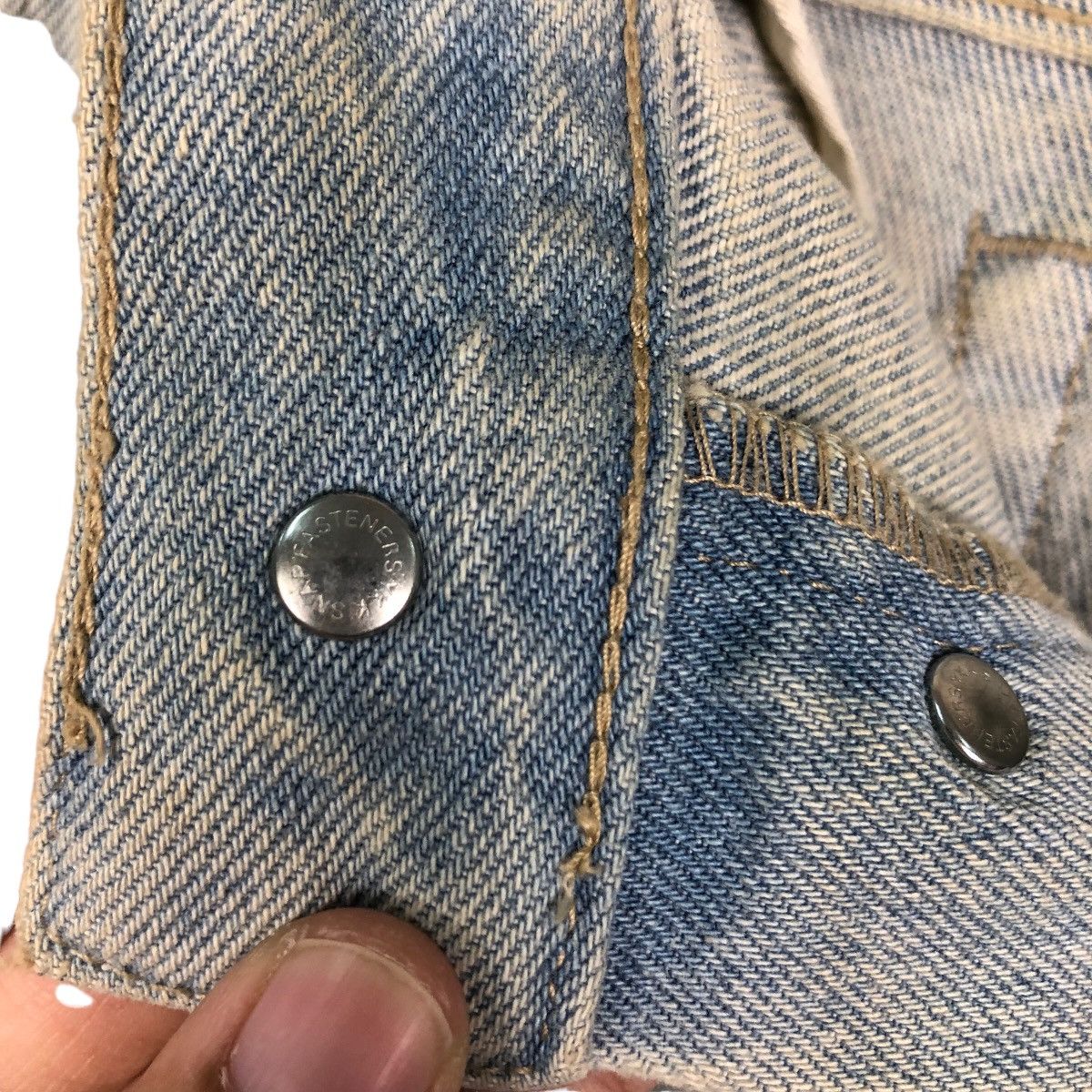 Japanese Brand DISTRESSED DENIM JEANS PUNK DESIGN EMODA JAPAN ISSEY MIYAKE Size US 26 / EU 42 - 20 Thumbnail