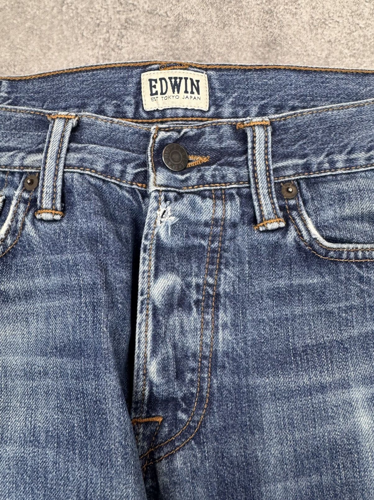 Edwin EDWIN ED-75 Denim Jeans Pants Blue Size 33 Size US 33 - 9 Thumbnail