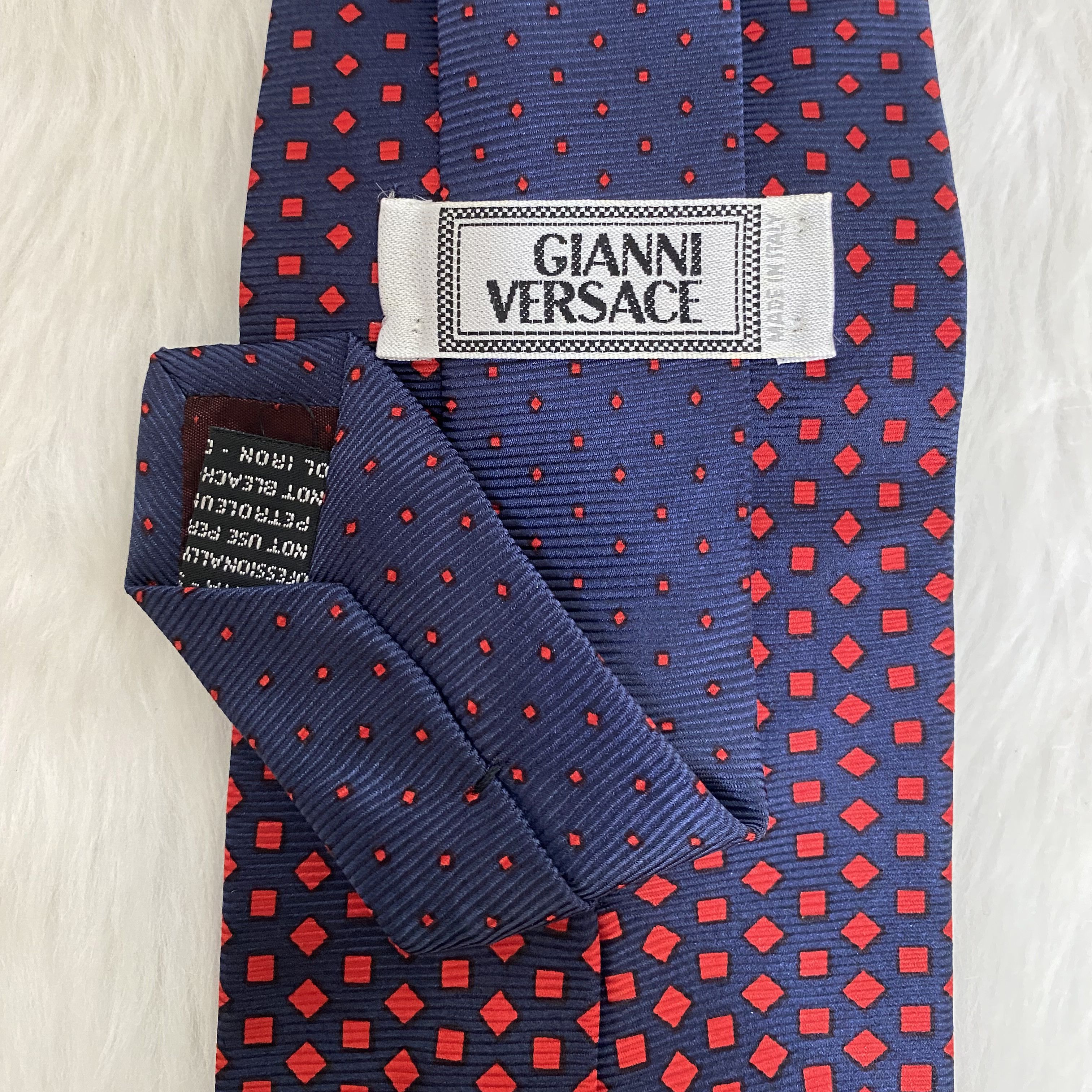 Versace × Vintage Lot of 2 Vintage Medusa Silk Ties Neckties Size ONE SIZE - 4 Thumbnail